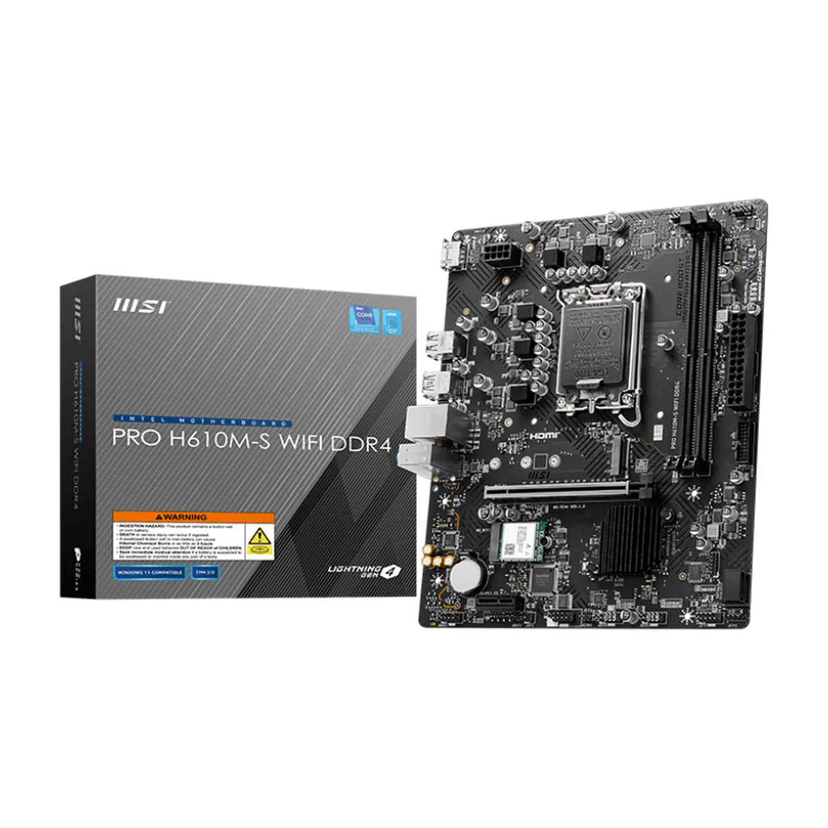 مادربرد ام اس ای مدل MSI PRO H610M-S WIFI DDR4