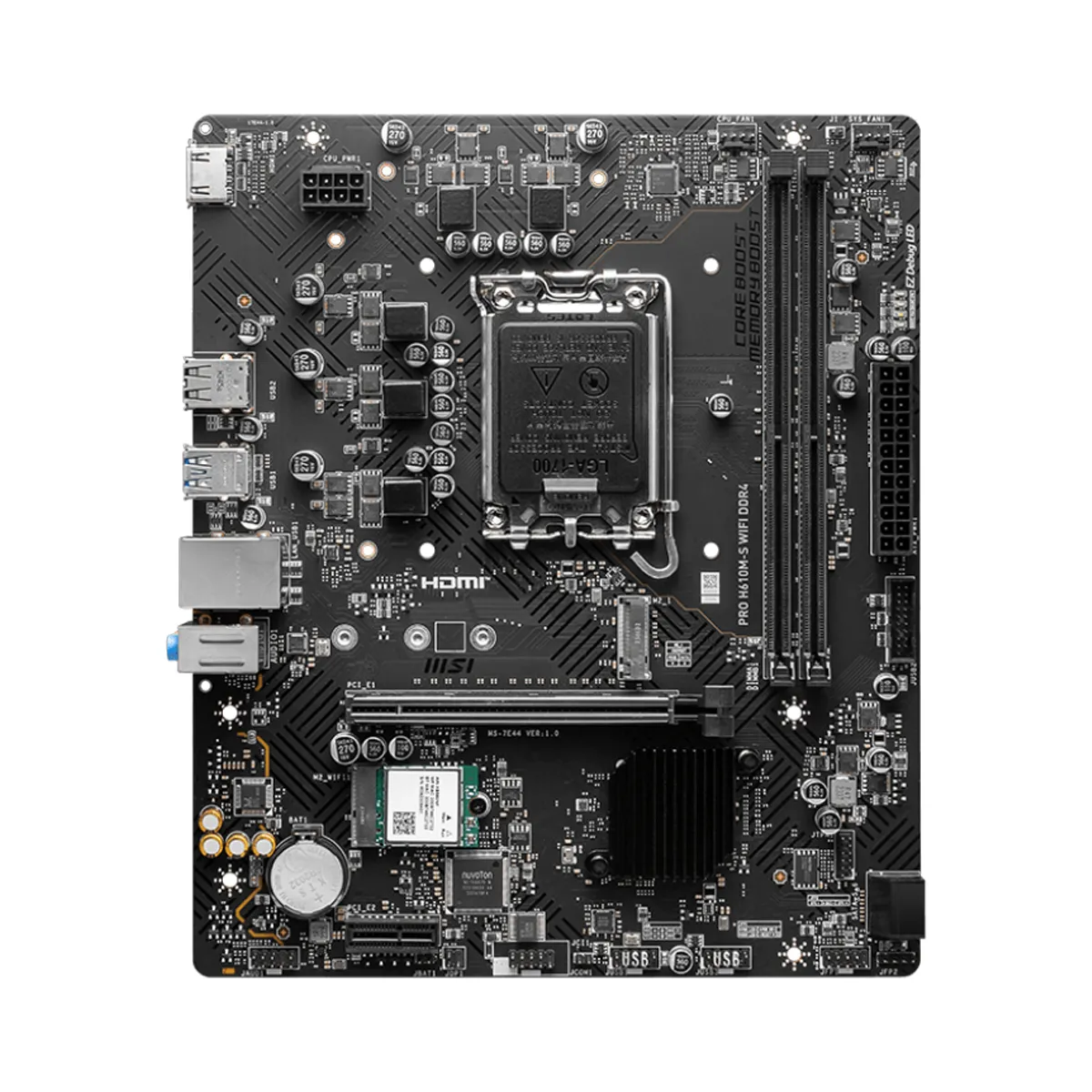 مادربرد ام اس ای مدل MSI PRO H610M-S WIFI DDR4