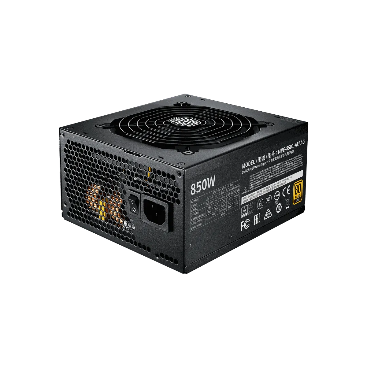 منبع تغذیه کولر مستر مدل Cooler Master MWE Gold 850 V2 ATX 3.0