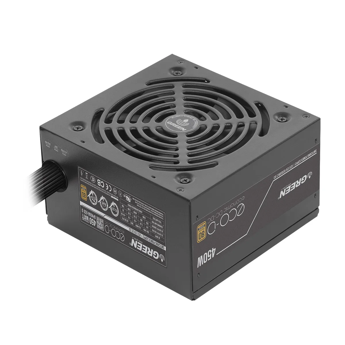 منبع تغذیه گرین مدل GREEN GP450A-ECO D
