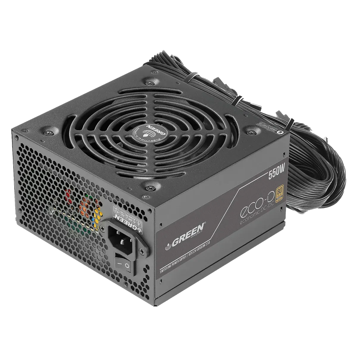 منبع تغذیه گرین مدل GREEN GP550A-ECO D