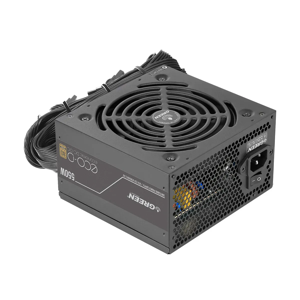 منبع تغذیه گرین مدل GREEN GP550A-ECO D