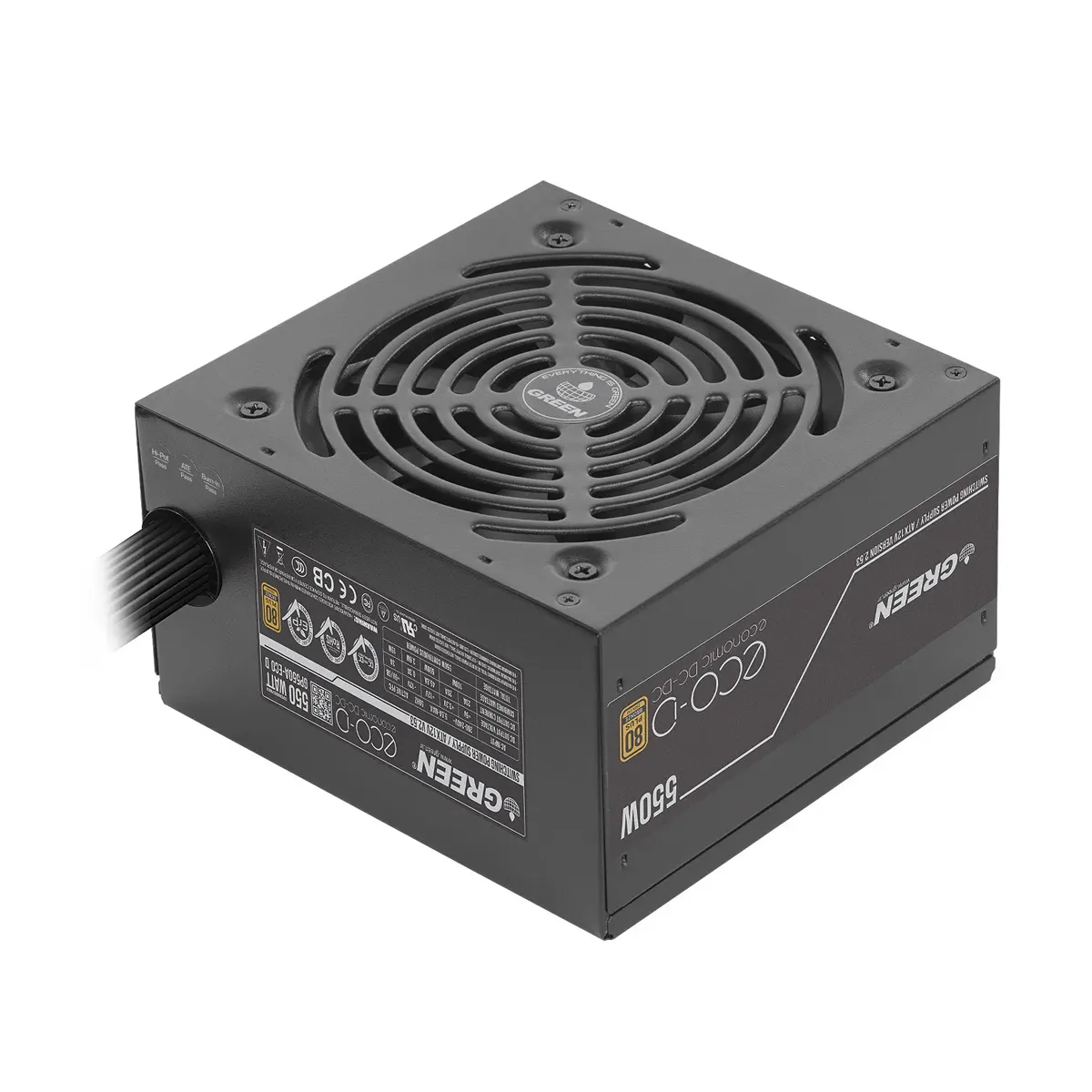 منبع تغذیه گرین مدل GREEN GP550A-ECO D