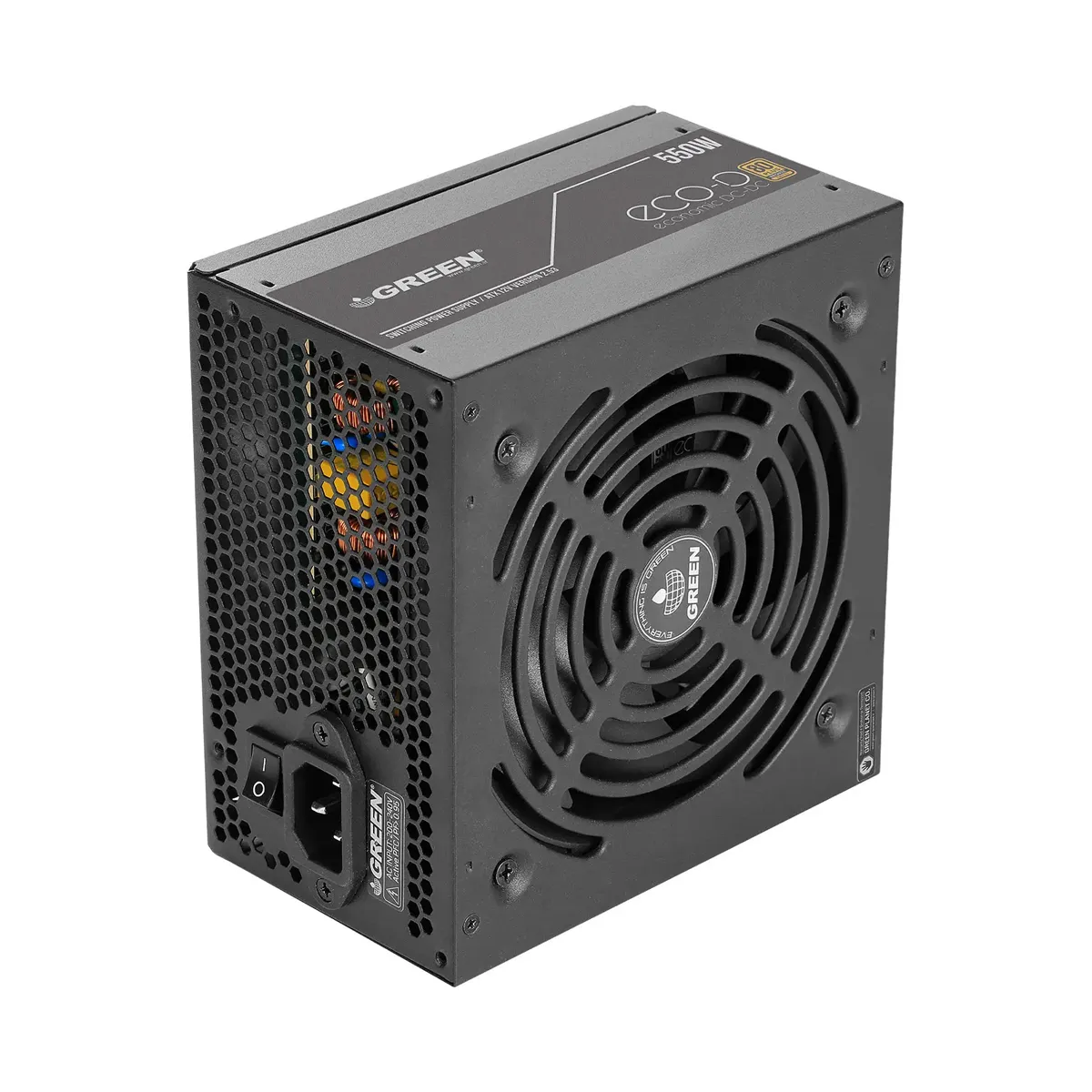 منبع تغذیه گرین مدل GREEN GP550A-ECO D