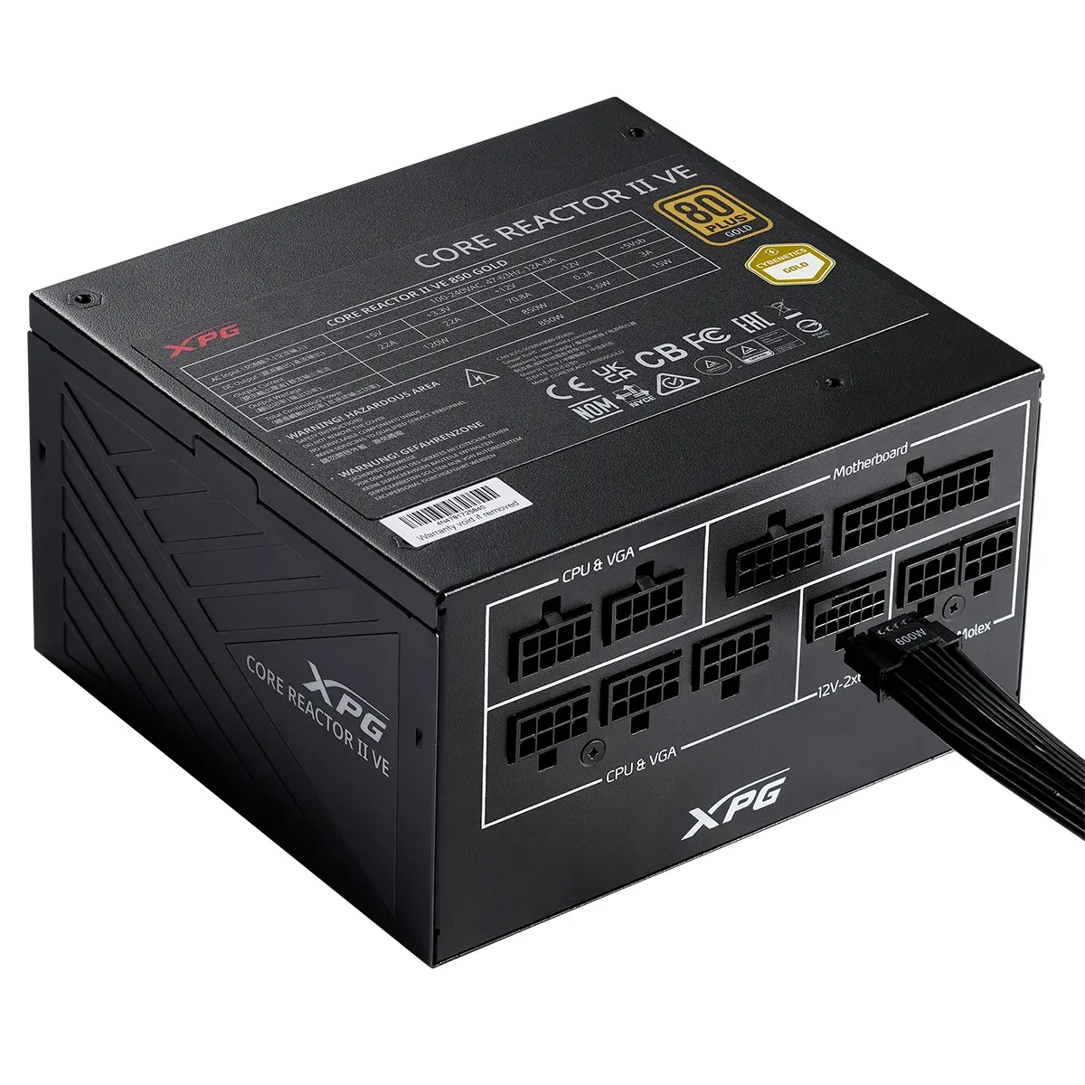 منبع تغذیه ایکس پی جی مدل XPG CORE REACTOR II VE 850W Gold