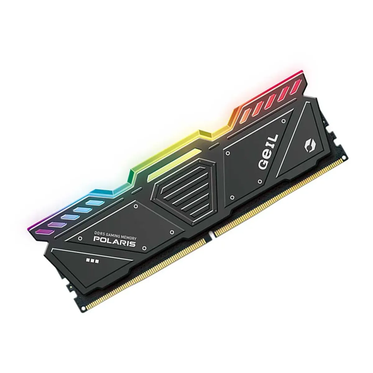 حافظه رم دسکتاپ گیل مدل Geil Polaris RGB 16GB DDR5 4800Mhz CL38