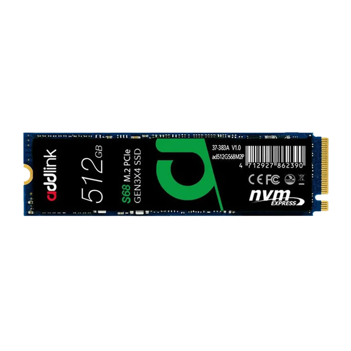 حافظه SSD ادلینک مدل addlink S68 M.2 512GB NVMe