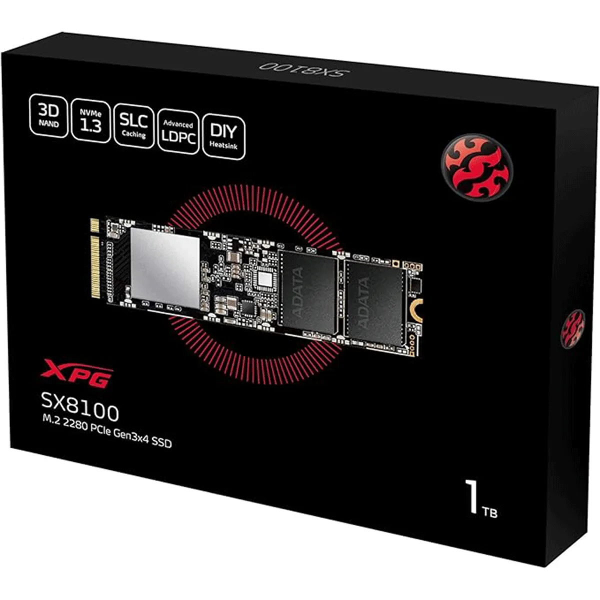 حافظه SSD ایکس پی جی مدل XPG SX8100 M.2 2280 NVMe 1TB