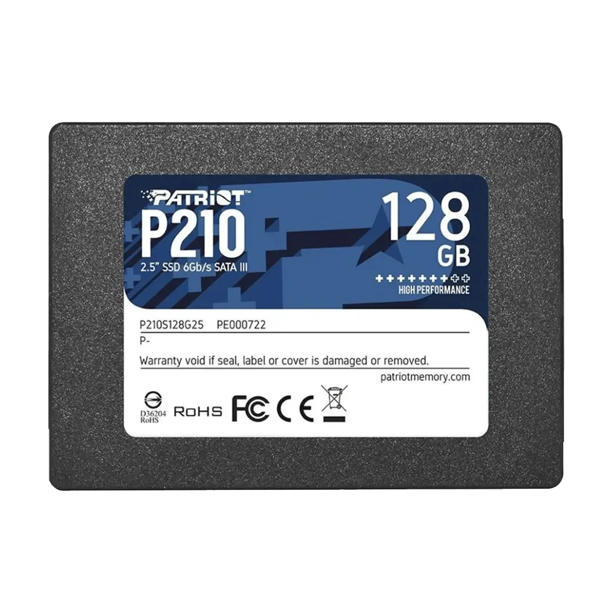 حافظه SSD پاتریوت مدل Patriot P210 128GB