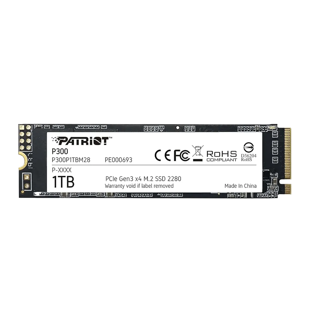 حافظه SSD پاتریوت مدل Patriot P300 M.2 2280 1TB NVMe