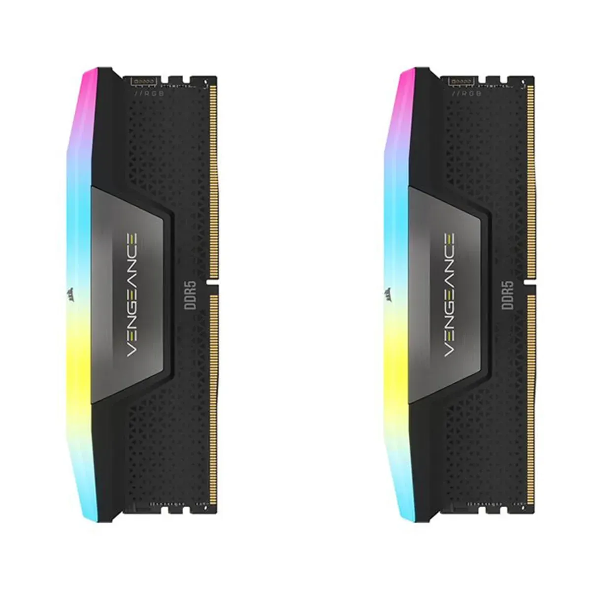 حافظه رم دسکتاپ کورسیر مدل CORSAIR VENGEANCE RGB 16GB DDR5 5200Mhz Dual CL40