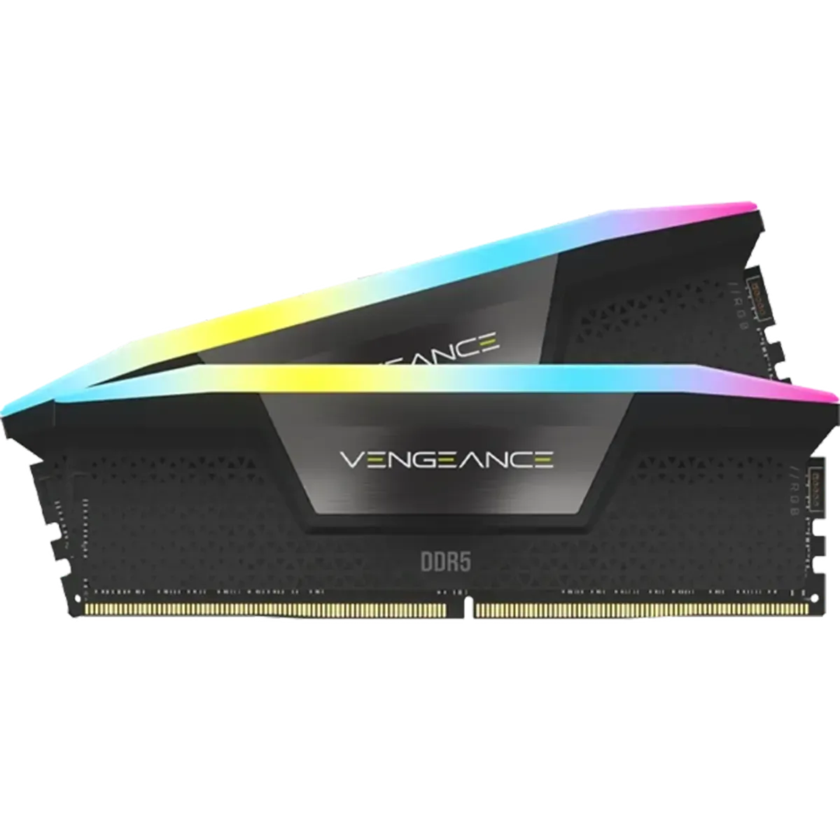 حافظه رم دسکتاپ کورسیر مدل CORSAIR VENGEANCE RGB 16GB DDR5 5200Mhz Dual CL40