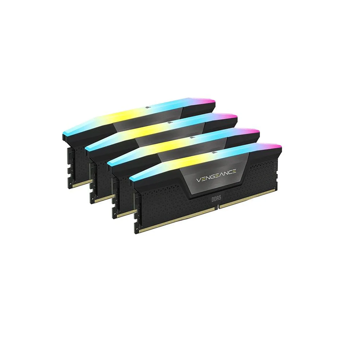 حافظه رم دسکتاپ کورسیر مدل CORSAIR Vengeance RGB 64GB DDR5 5200Mhz Dual