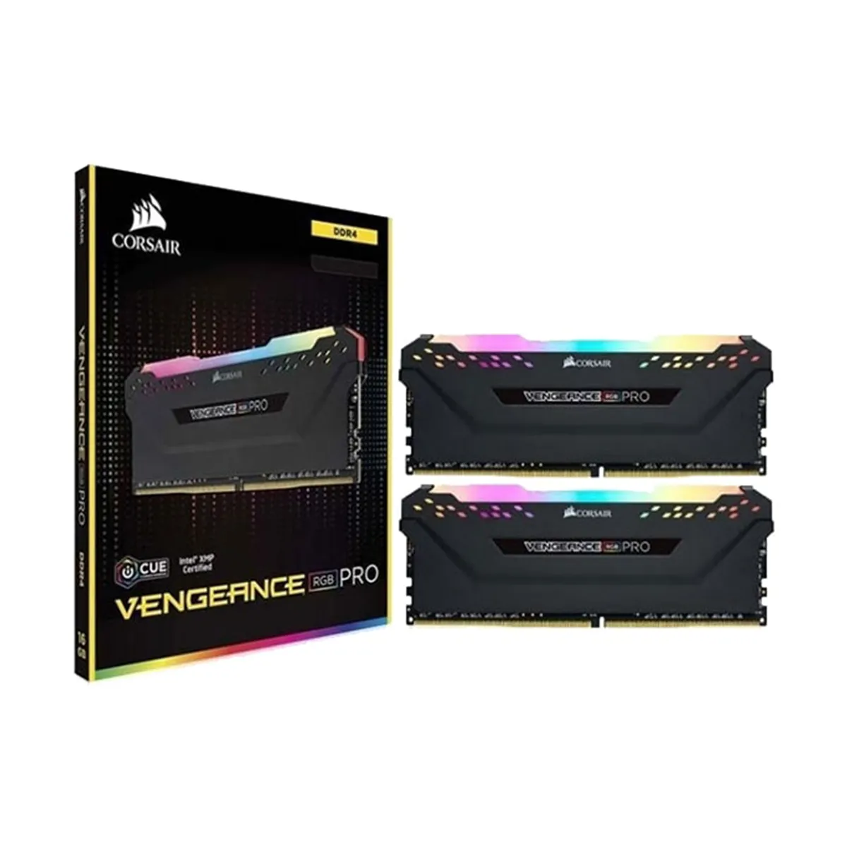 حافظه رم دسکتاپ کورسیر مدل CORSAIR Vengeance RGB Pro 16GB DDR4 3200Mhz Dual