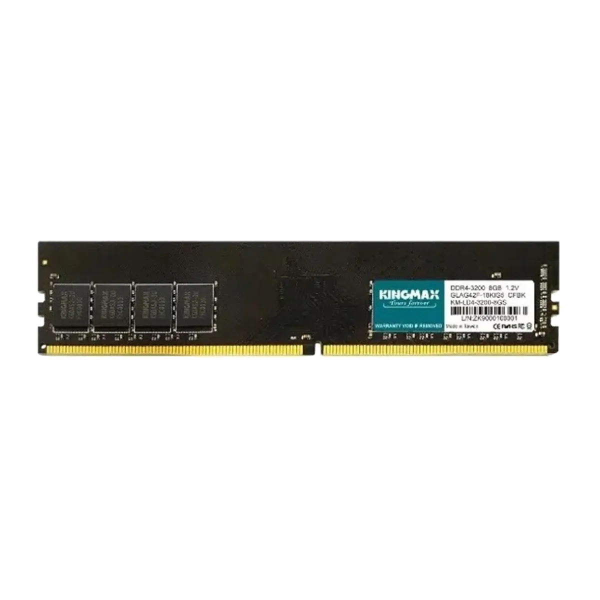 حافظه رم دسکتاپ کینگ مکس مدل KINGMAX KM-LD4-3200-8GS 8GB DDR4 3200Mhz CL22