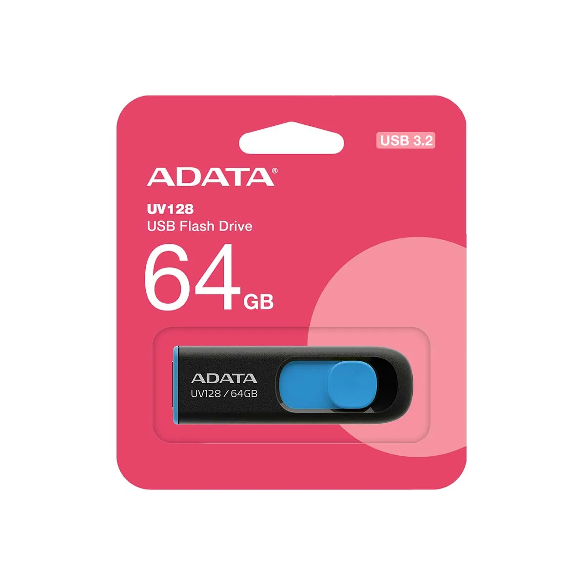 فلش مموری ای دیتا مدل ADATA UV128 64GB USB3.2