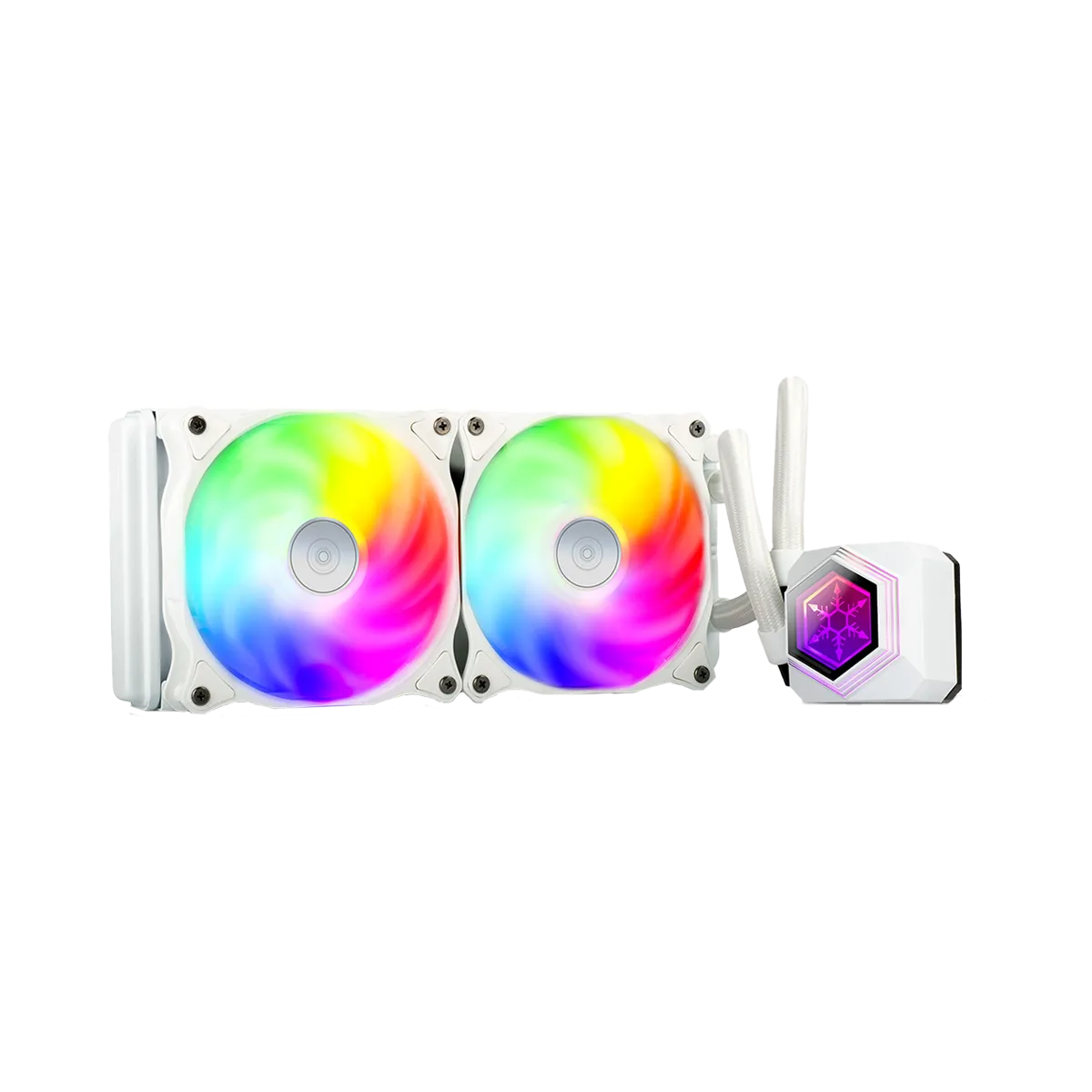 فن سی پی یو سیلوراستون SilverStone PF240W ARGB White