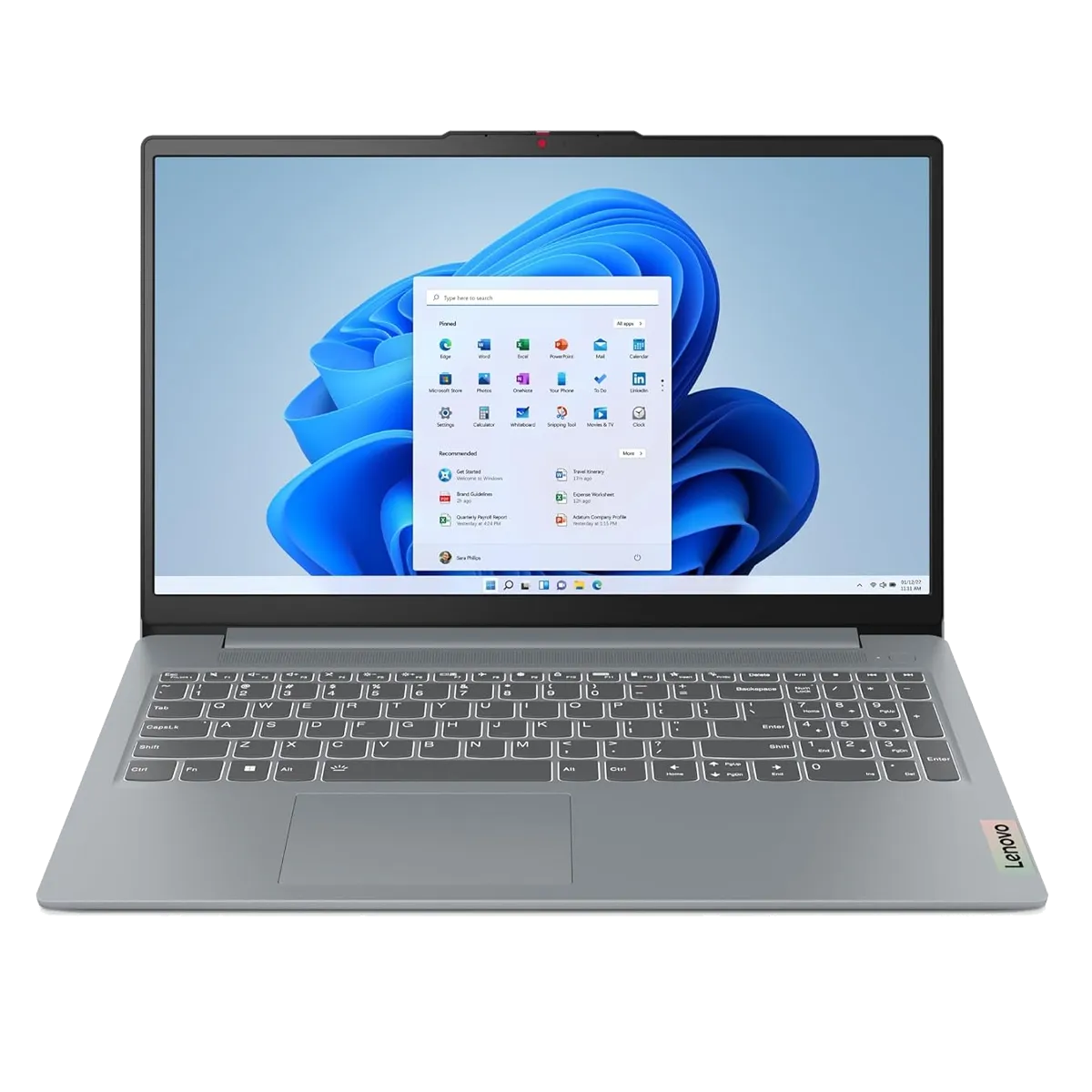 لپ تاپ لنوو مدل Lenovo Ideapad Slim 3 R5(7520U) 16GB 512SSD AMD