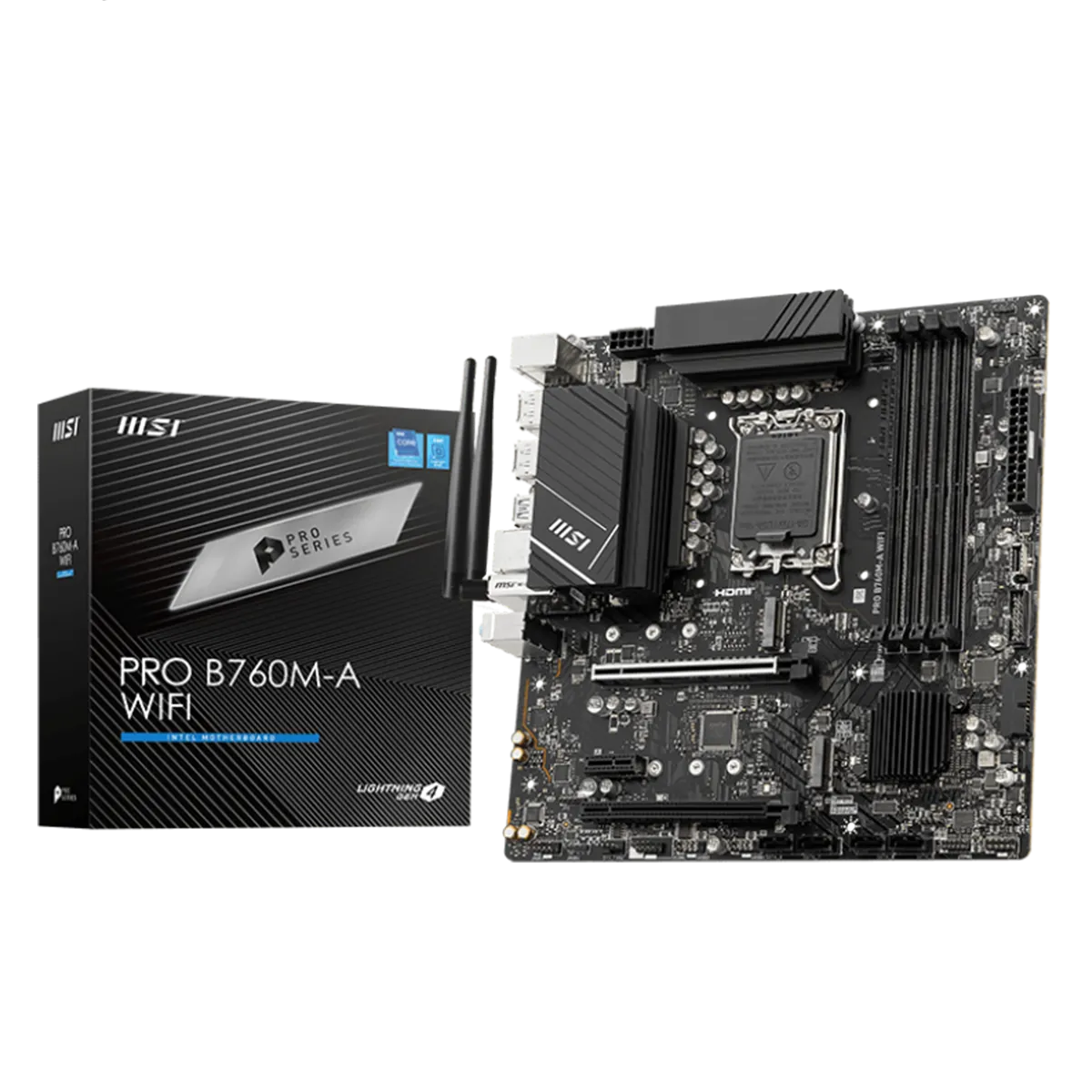 مادربرد ام اس ای مدل MSI PRO B760M-A WIFI