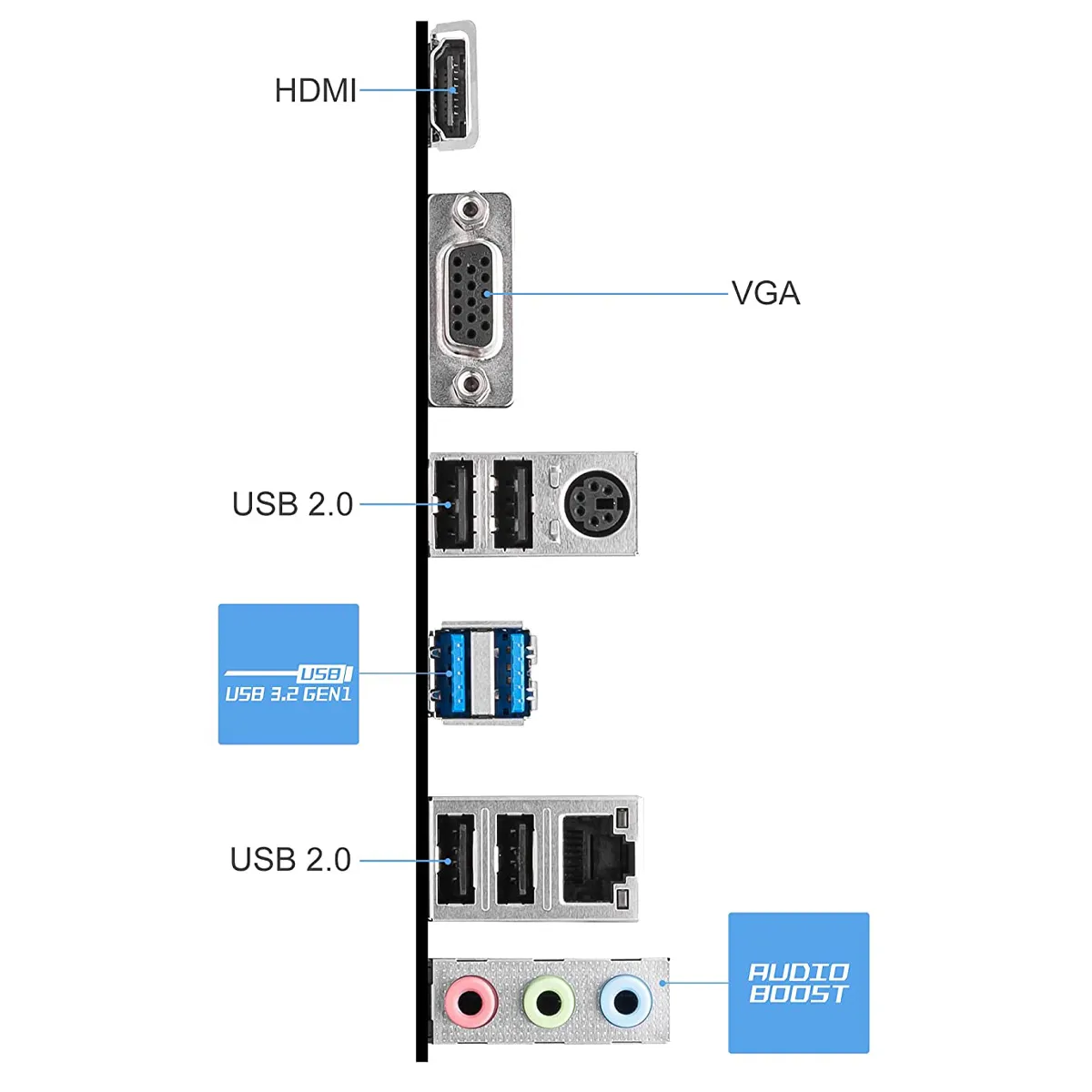 مادربرد ام اس ای مدل MSI PRO H610M-E DDR4
