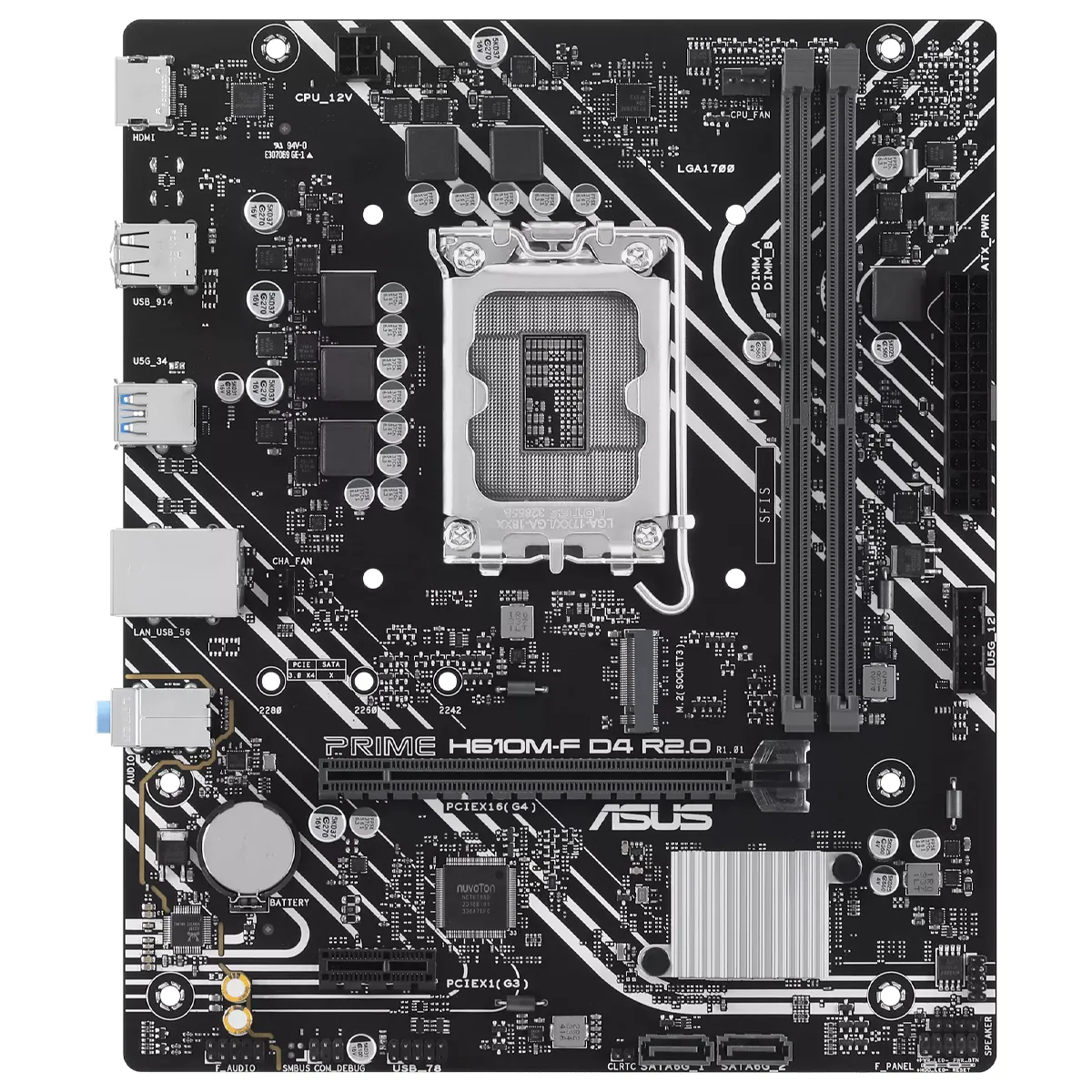 مادربرد ایسوس مدل ASUS PRIME H610M-F D4 R2.0