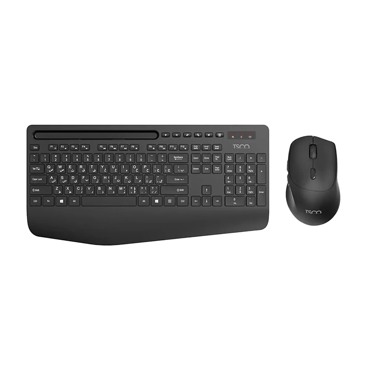 ماوس و کیبورد بی سیم تسکو مدل TSCO TKM 7025W