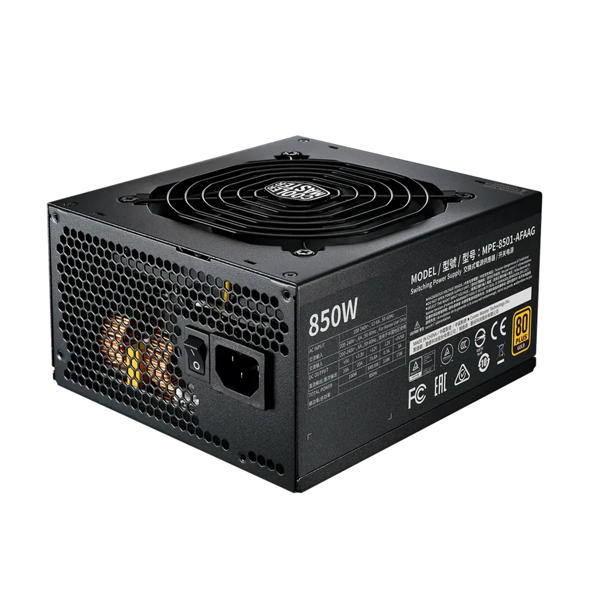 منبع تغذیه کولر مستر مدل Cooler Master MWE Gold 850 V2 ATX 3.0