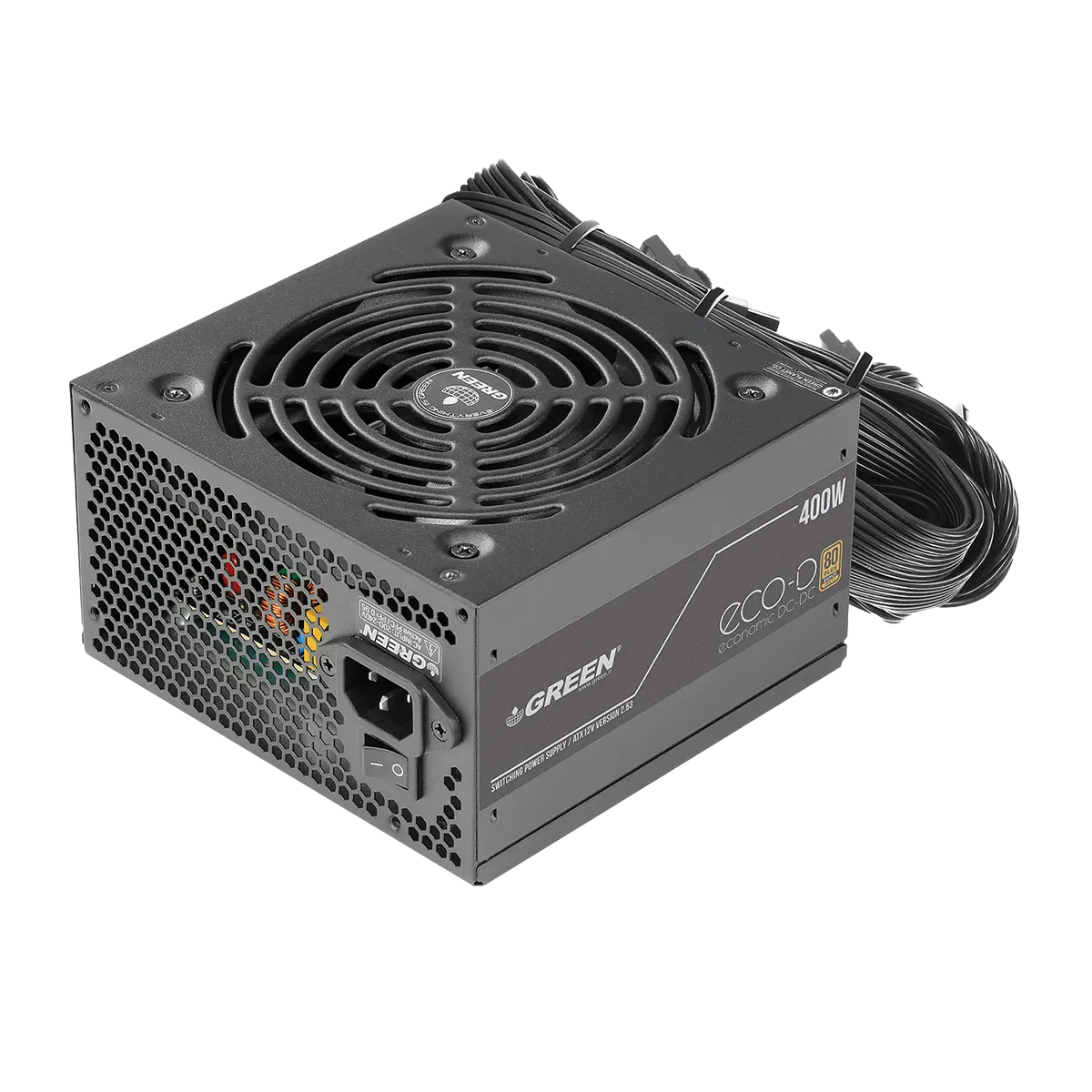 منبع تغذیه گرین مدل GREEN GP400A-ECO D