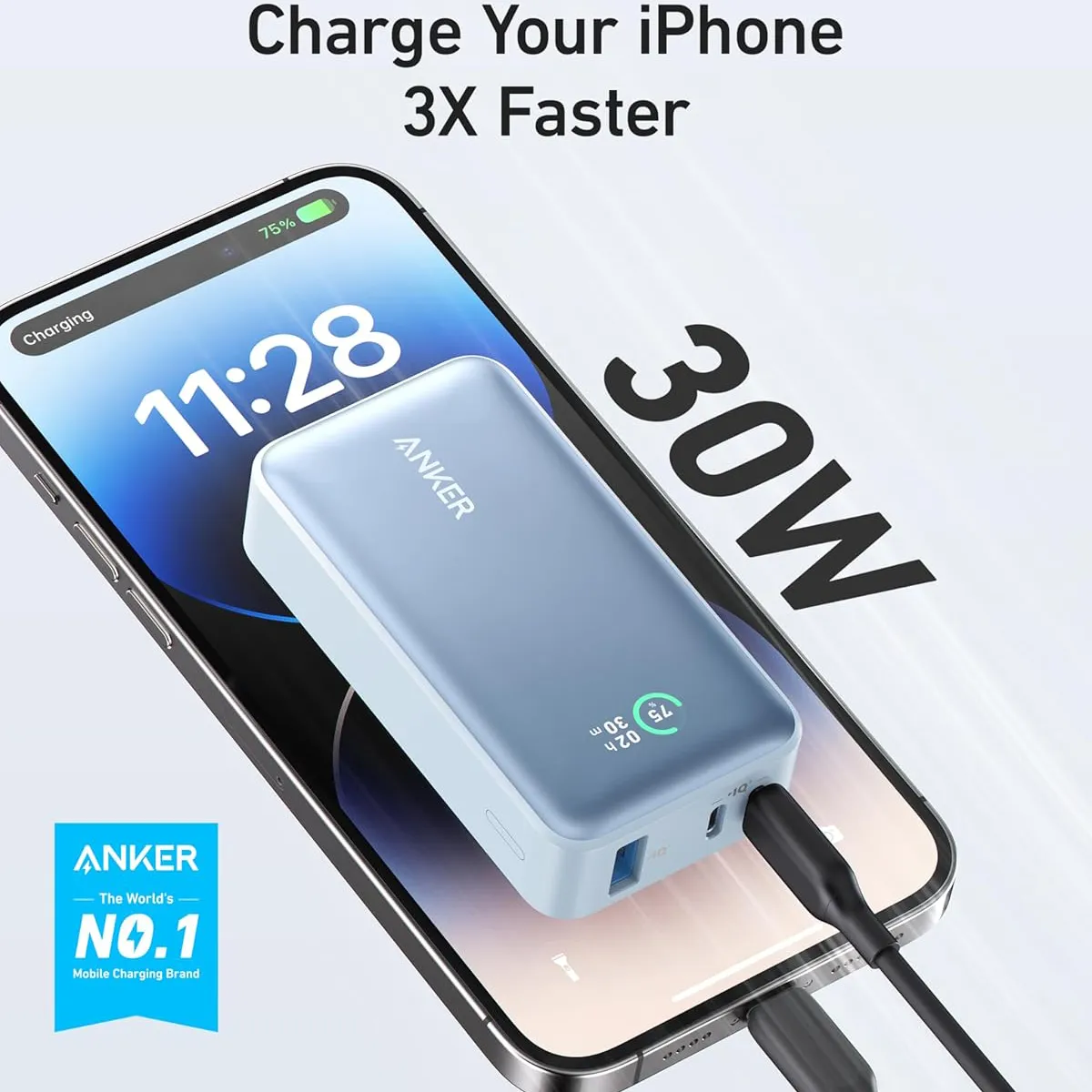پاوربانک 10000 میلی آمپر فست شارژ 30 وات انکر Anker PowerCore 533 A1256