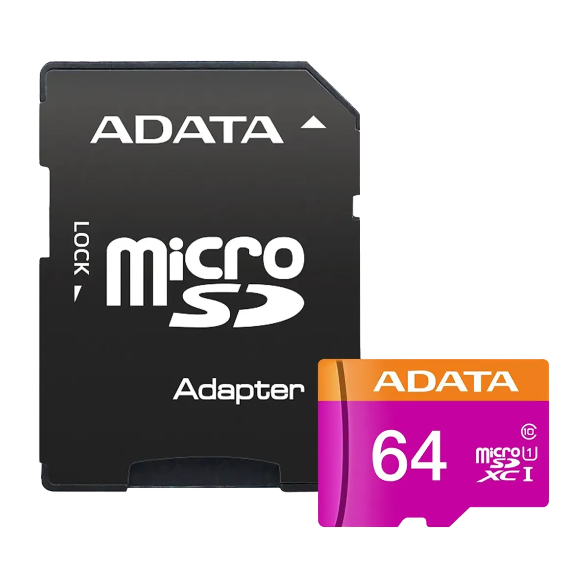 کارت حافظه ای دیتا مدل ADATA Premier MicroSDXC Card UHS-I Class 10 64GB 80MBs