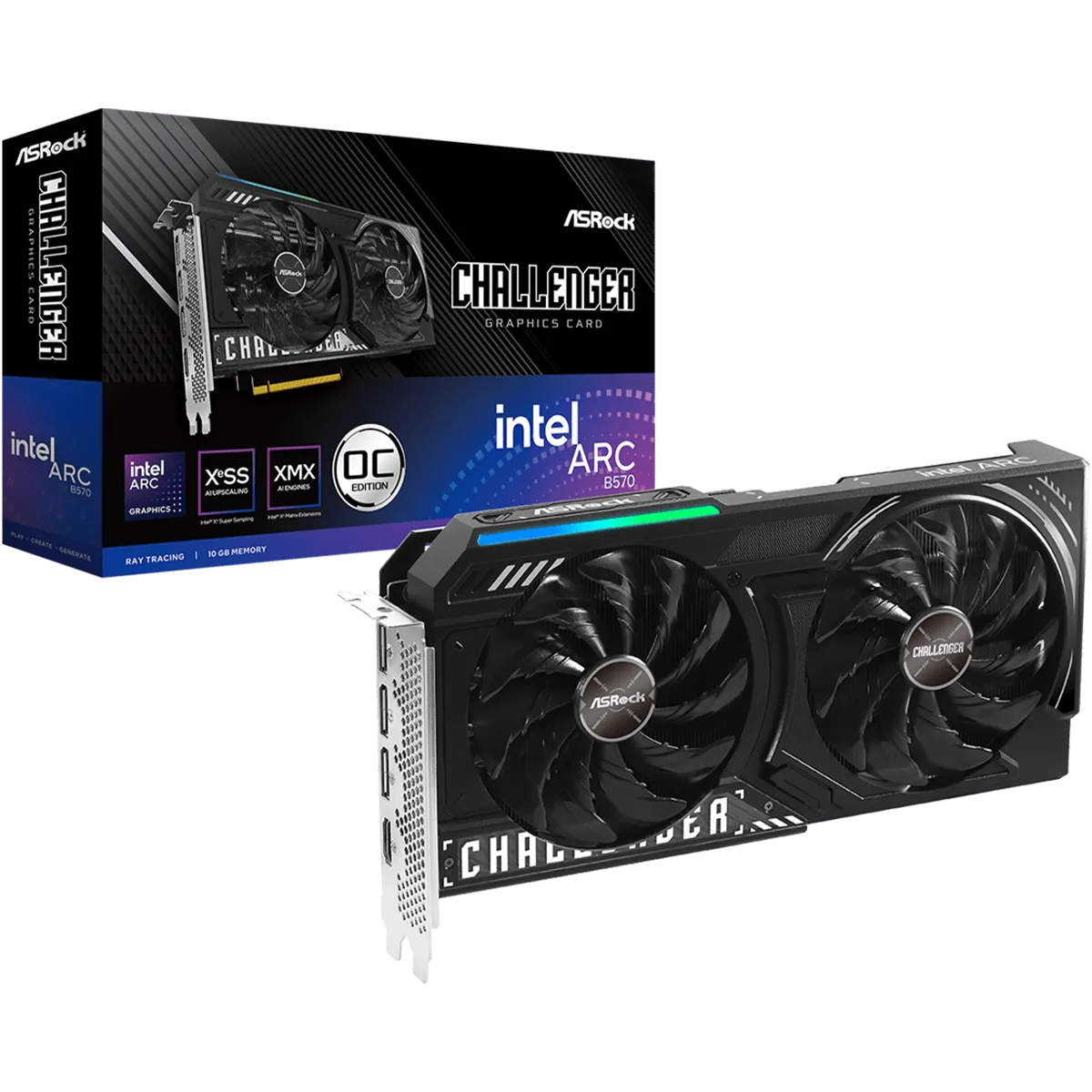 کارت گرافیک ازراک مدل ASRock Arc B580 Challenger 12GB OC