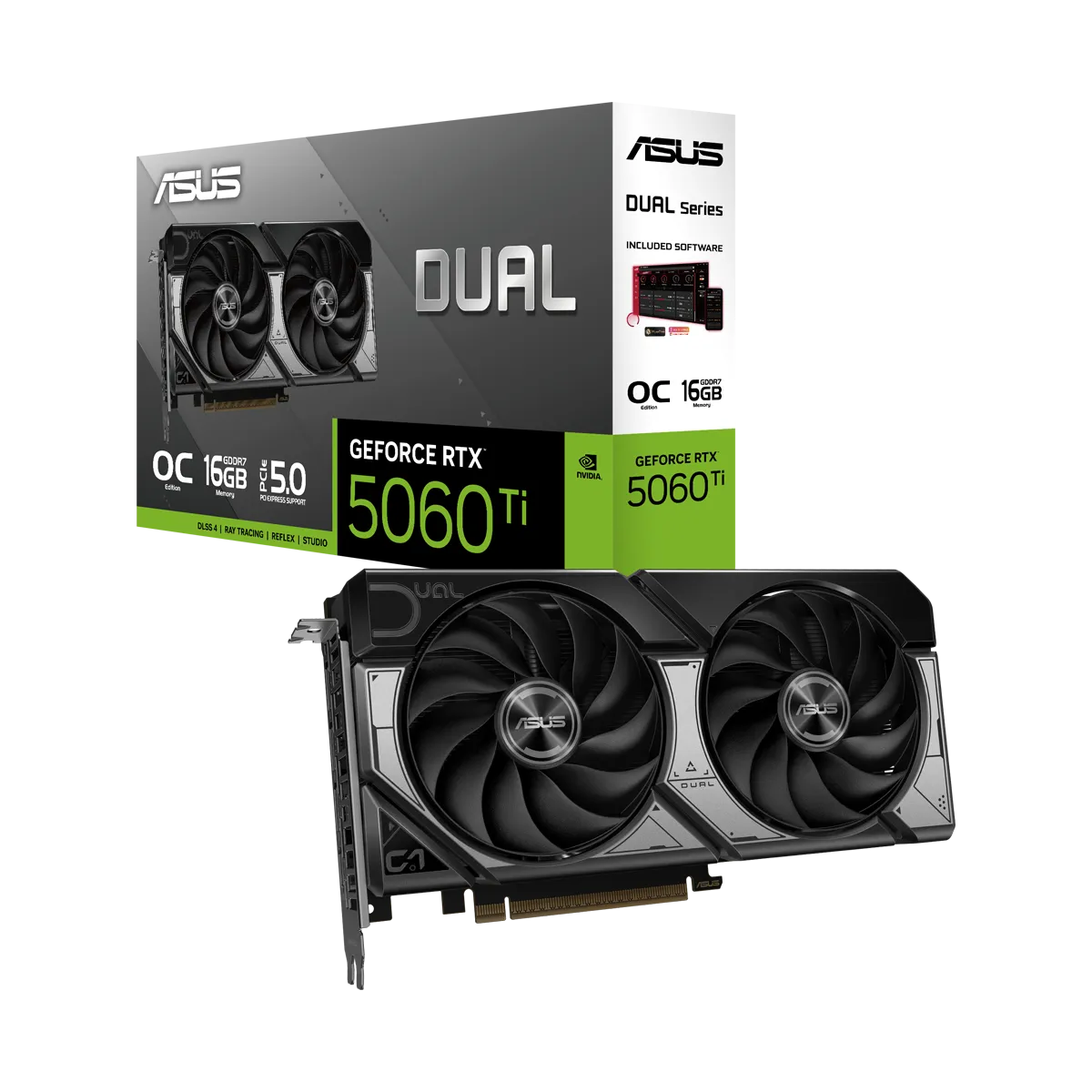 کارت گرافیک ایسوس مدل ASUS Dual GeForce RTX 5060 Ti 16GB GDDR7 OC Edition