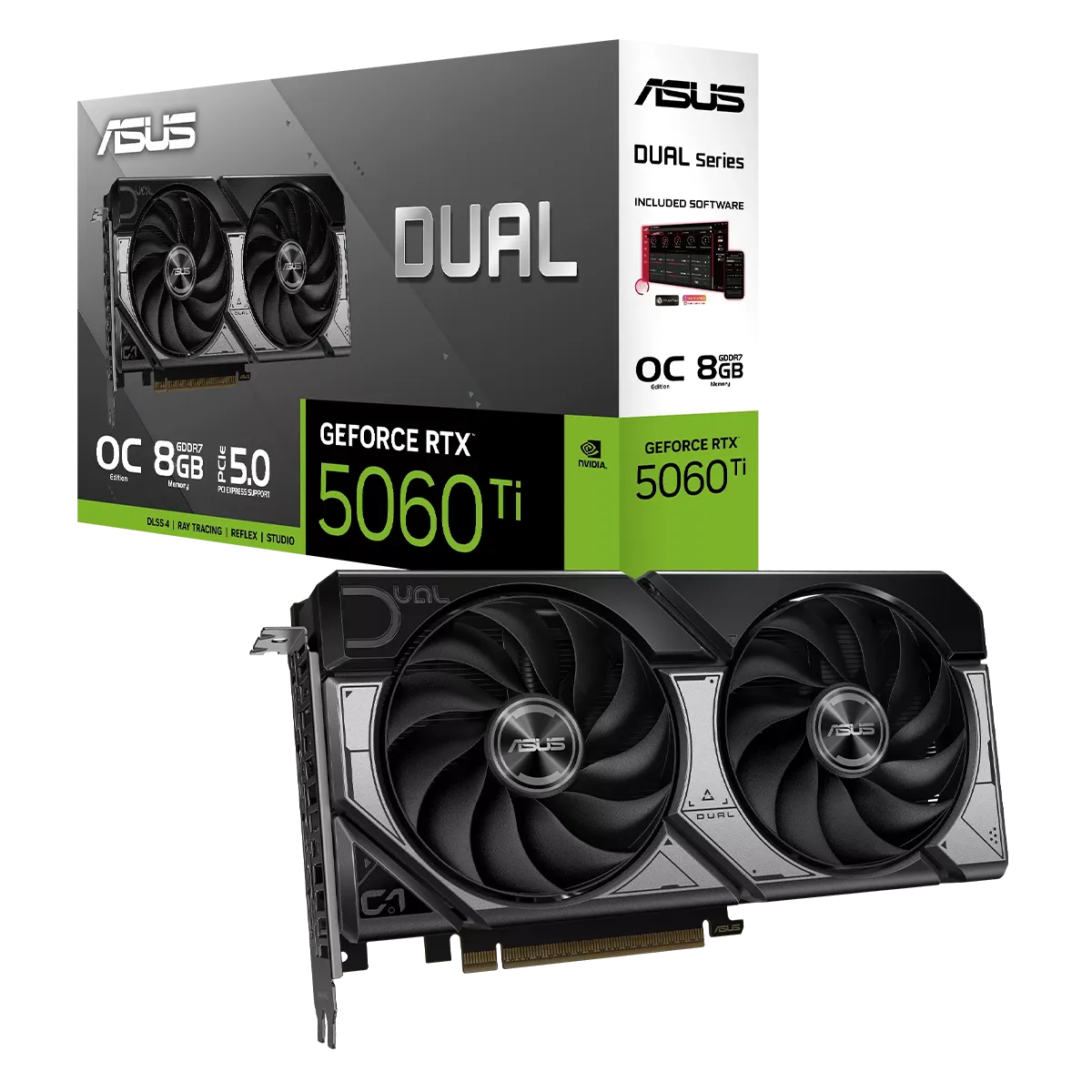 کارت گرافیک ایسوس مدل ASUS Dual GeForce RTX 5060 Ti 8GB GDDR7 OC Edition