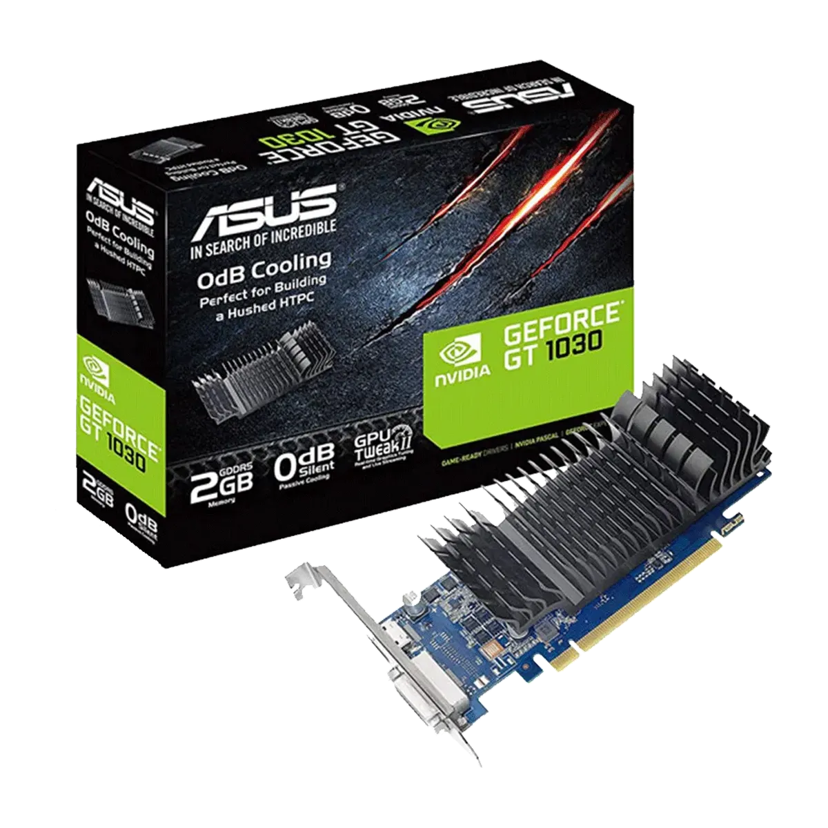 کارت گرافیک ایسوس مدل ASUS GT1030 SL 2G BRK