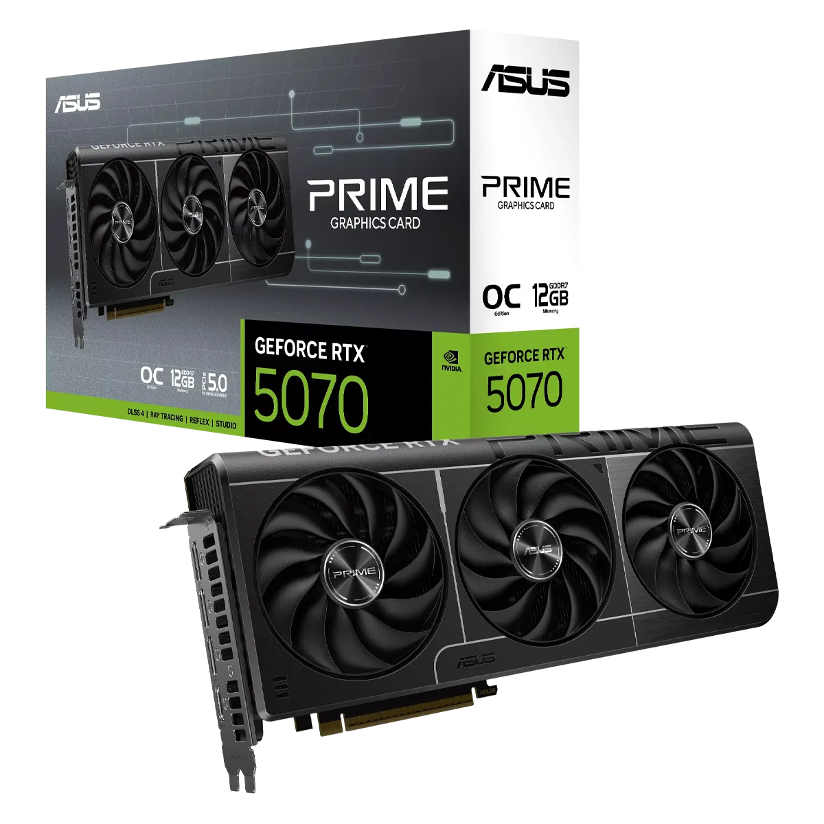 کارت گرافیک ایسوس مدل ASUS PRIME GeForce RTX 5070 12GB GDDR7 OC Edition