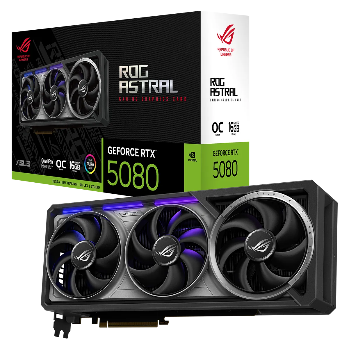 کارت گرافیک ایسوس مدل ASUS ROG Astral GeForce RTX 5080 OC Edition 16GB GDDR7
