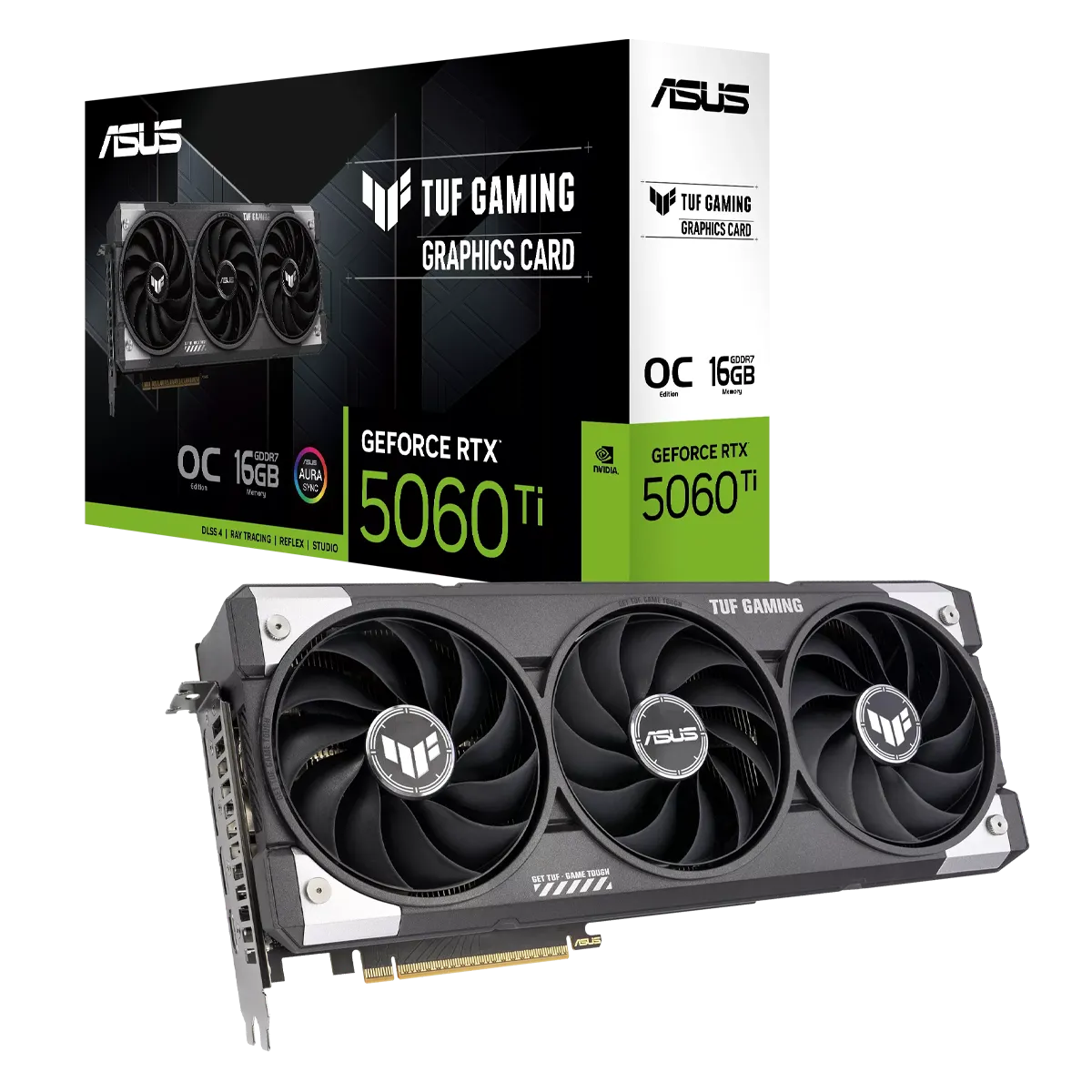 کارت گرافیک ایسوس مدل ASUS TUF Gaming GeForce RTX 5060 Ti 16GB GDDR7 OC Edition
