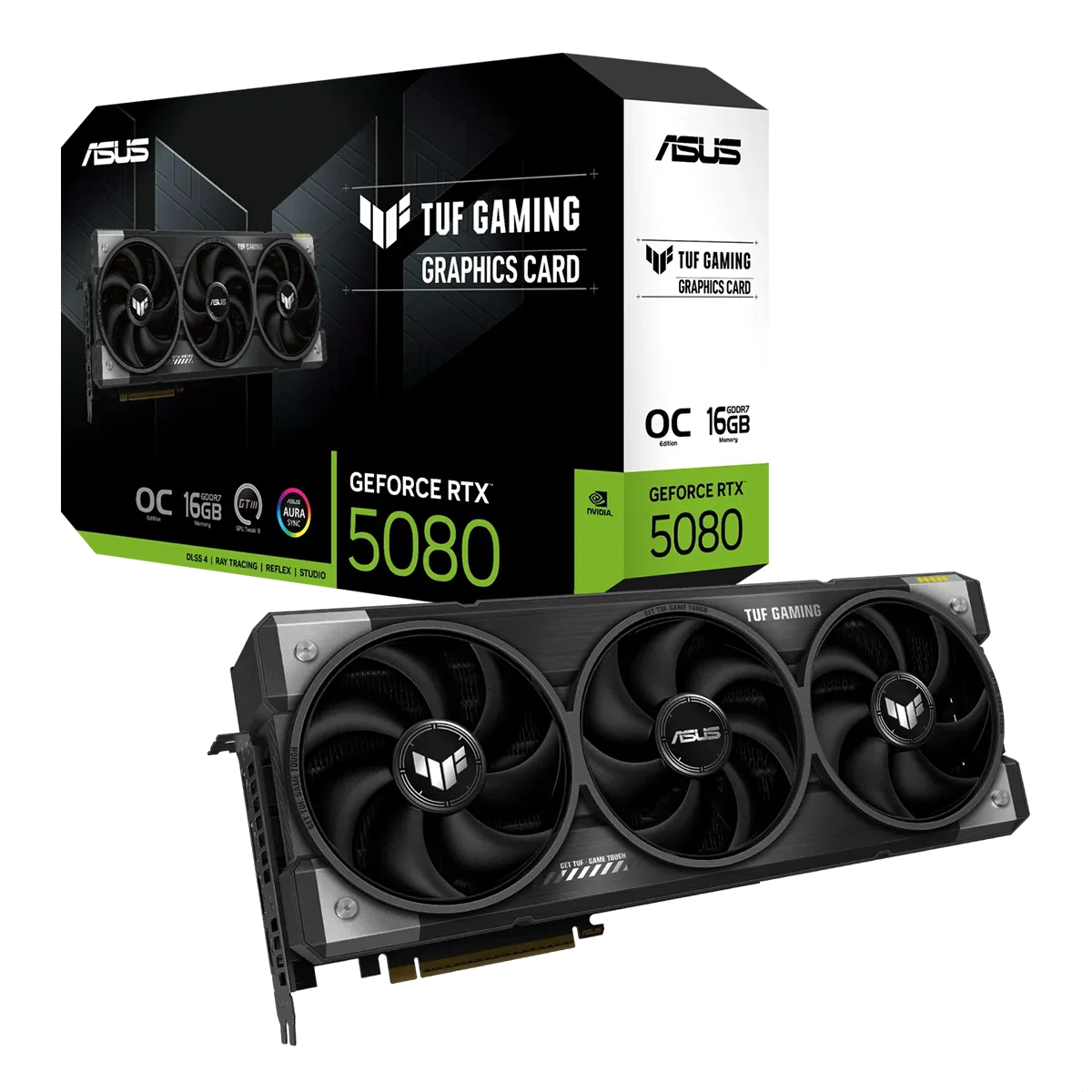 کارت گرافیک ایسوس مدل ASUS TUF Gaming GeForce RTX 5080 16GB GDDR7 OC Edition