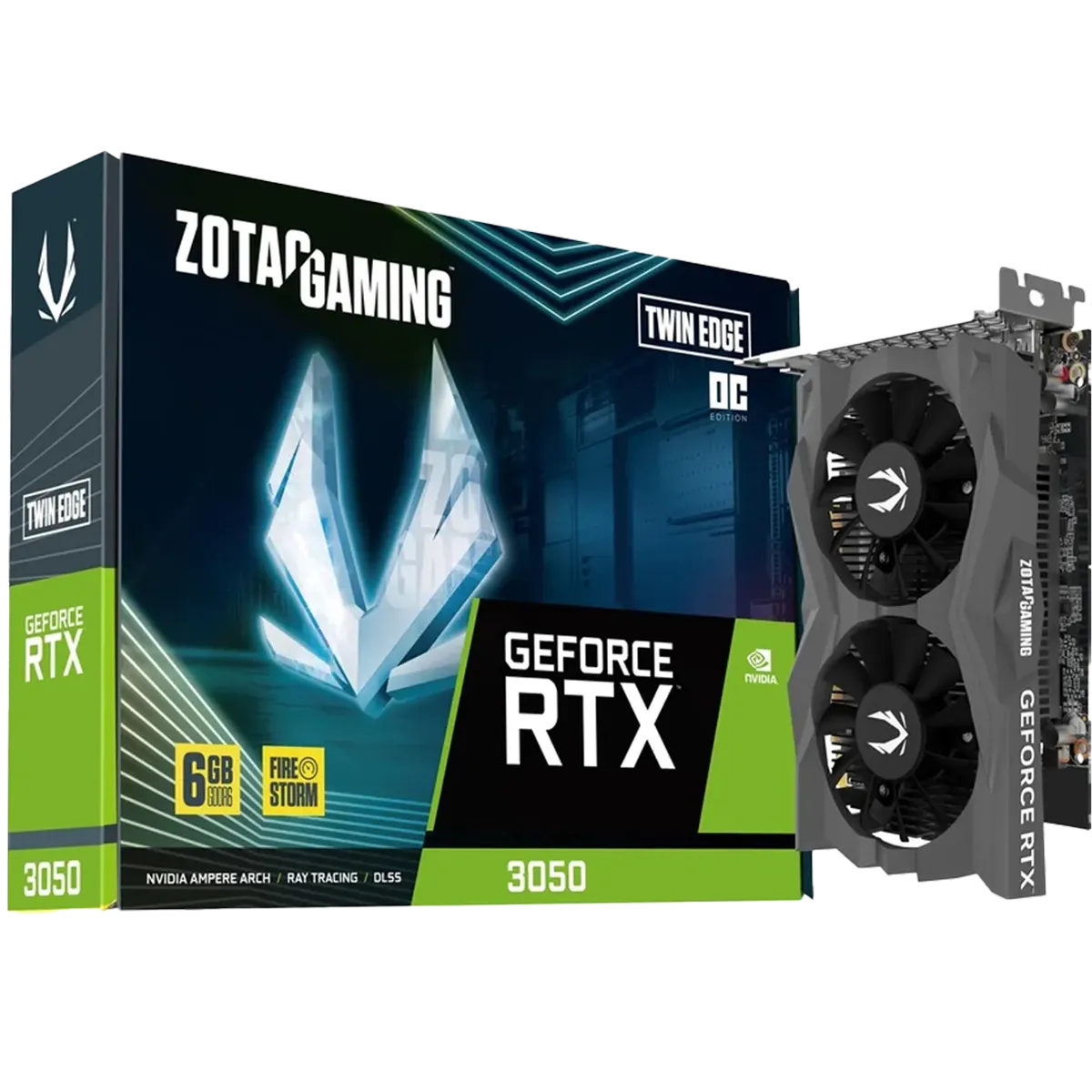 کارت گرافیک زوتک مدل ZOTAC GAMING GeForce RTX 3050 Twin Edge OC 6GB