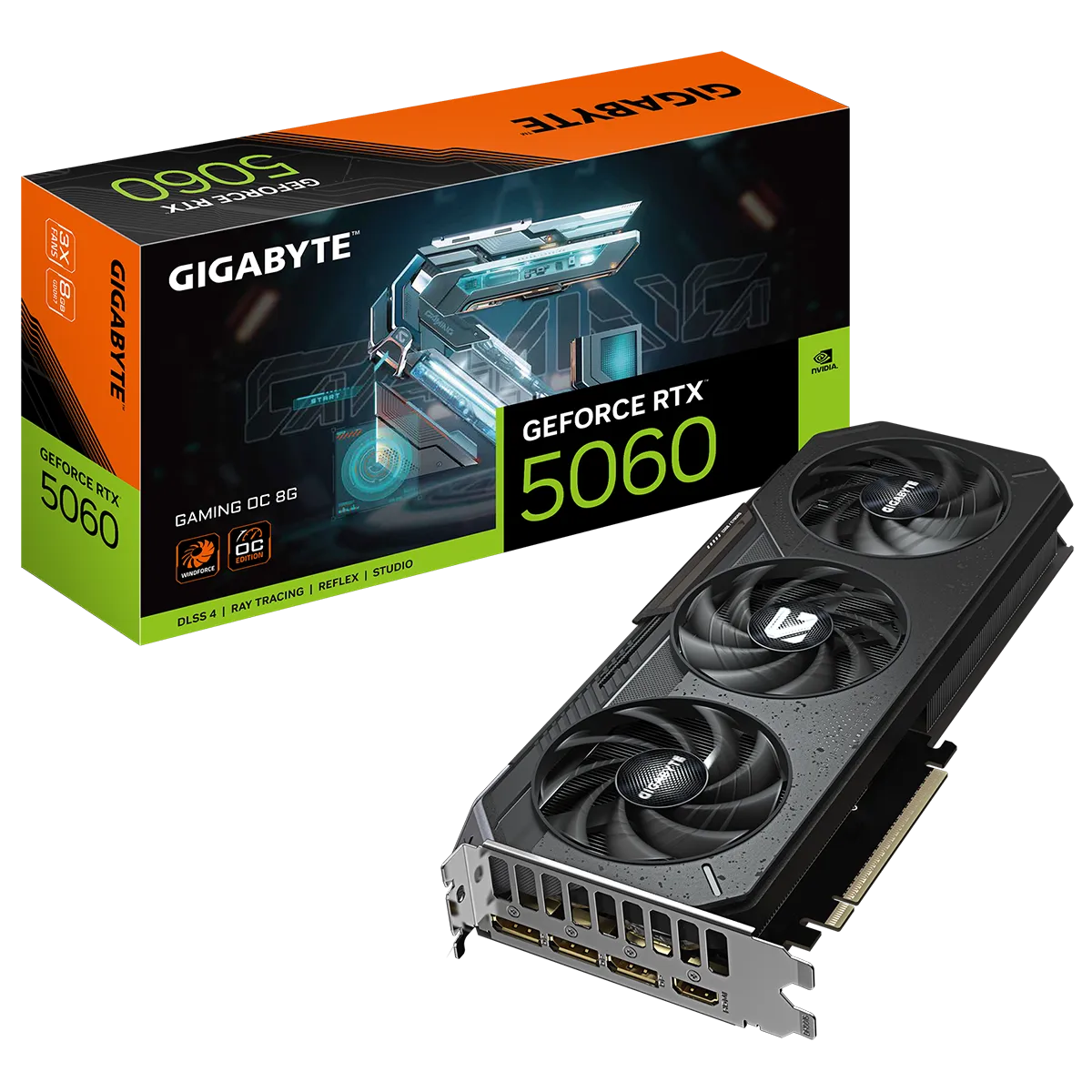کارت گرافیک گیگابایت مدل GIGABYTE GeForce RTX 5060 GAMING OC 8G