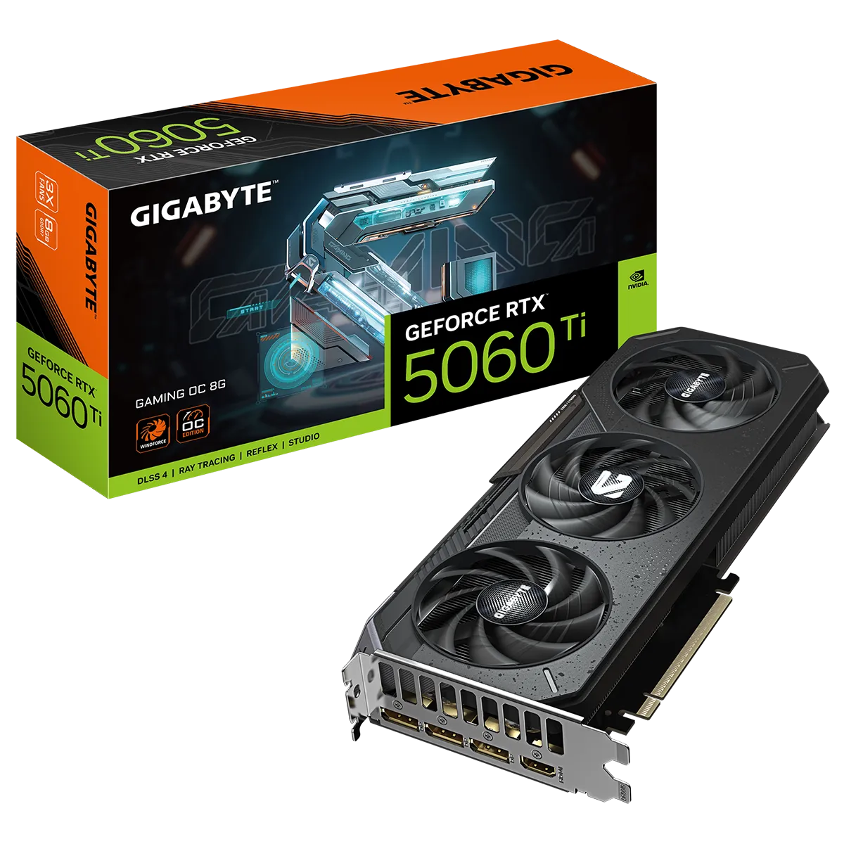 کارت گرافیک گیگابایت مدل GIGABYTE GeForce RTX 5060 Ti GAMING OC 8G