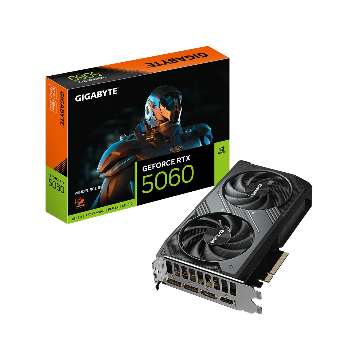 کارت گرافیک گیگابایت مدل GIGABYTE GeForce RTX 5060 WINDFORCE 8G