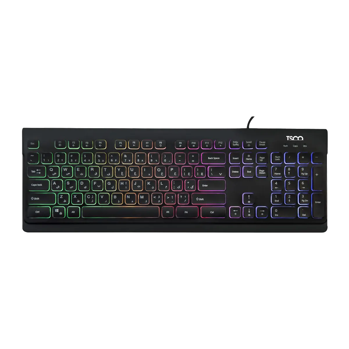 کیبورد با سیم تسکو مدل TSCO TK 8031
