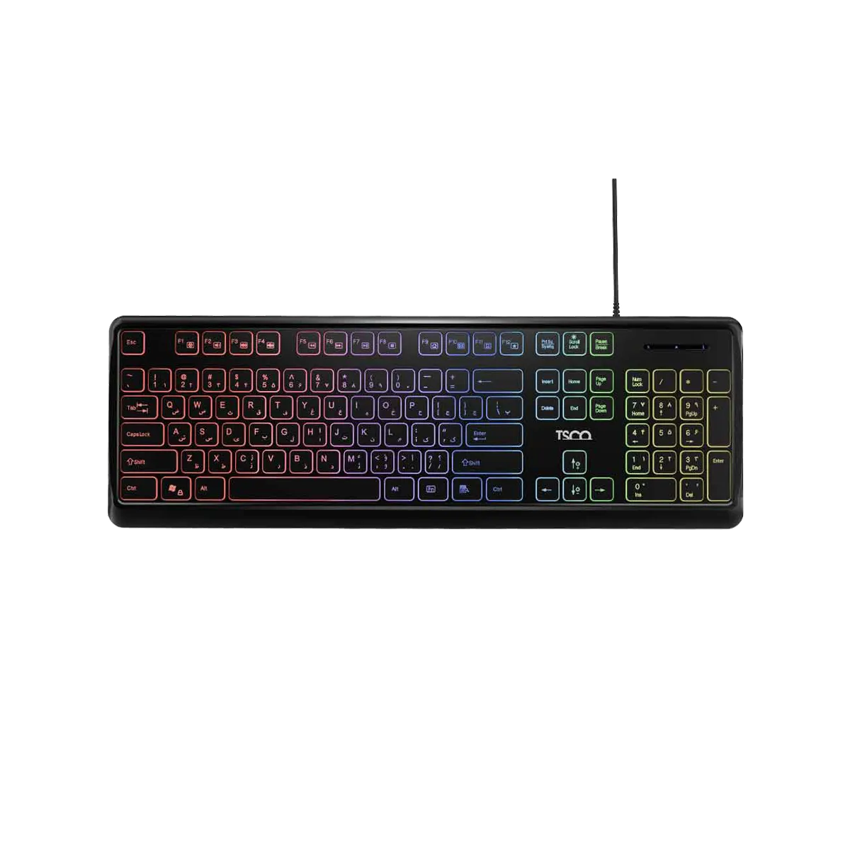 کیبورد با سیم تسکو مدل TSCO TK 8046
