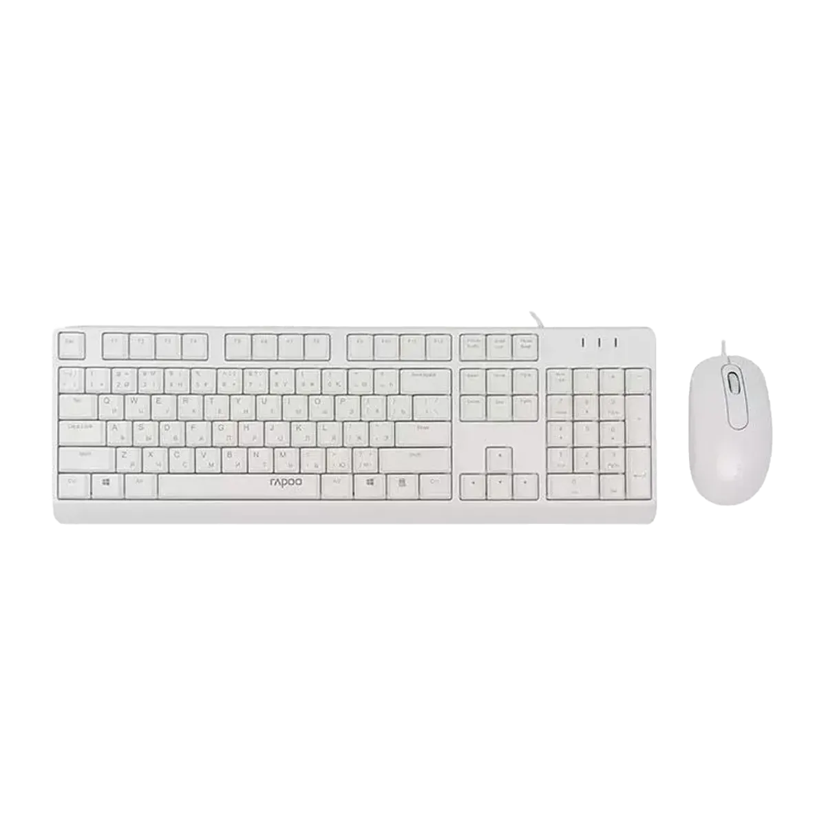 کیبورد و ماوس با سیم رپو مدل Rapoo X130PRO White