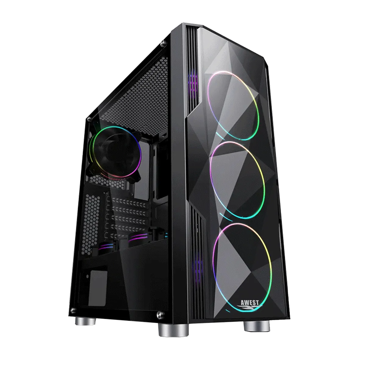 کیس کامپیوتر اوست مدل AWEST AV02-BG