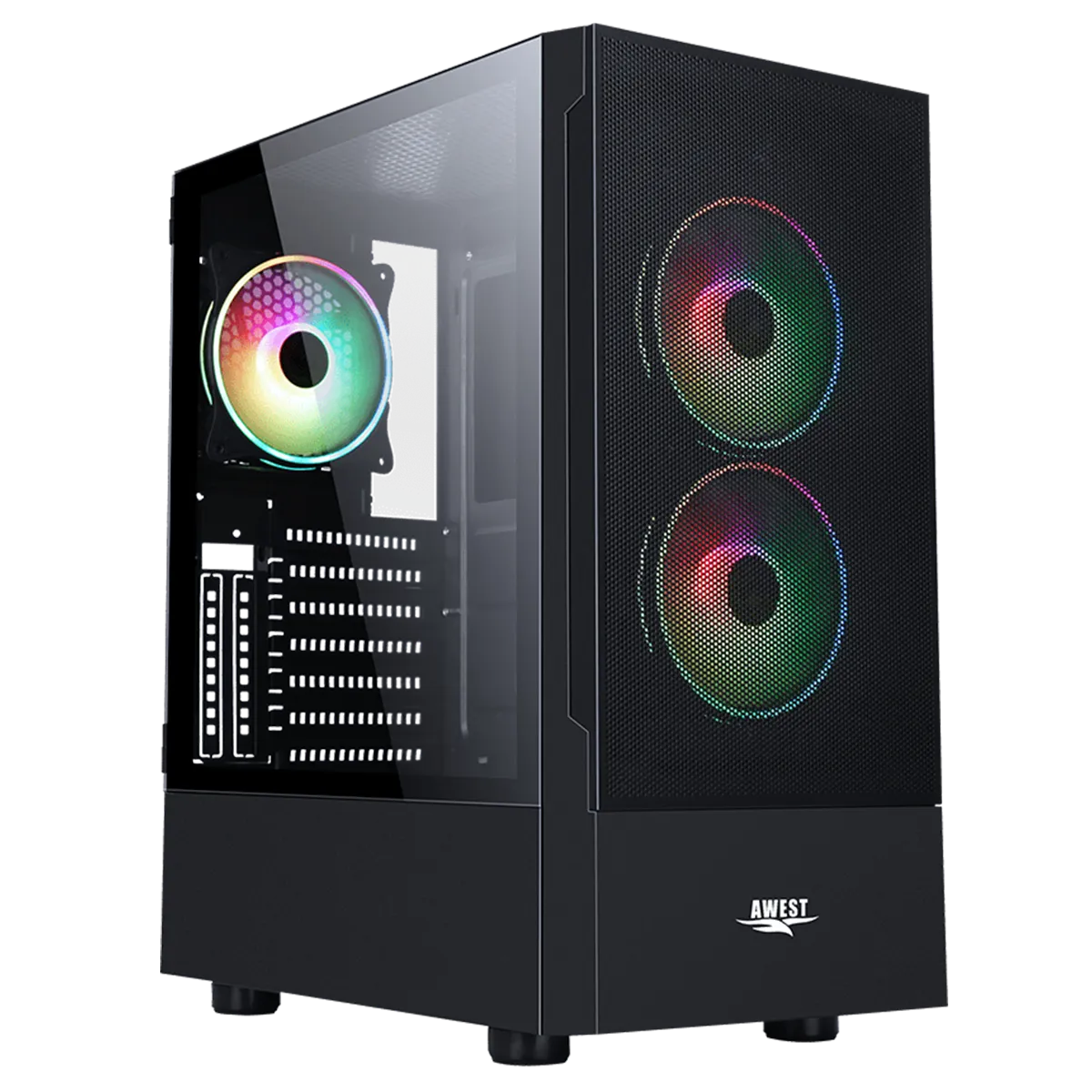 کیس کامپیوتر اوست مدل AWEST GT-AV201-MB Plus