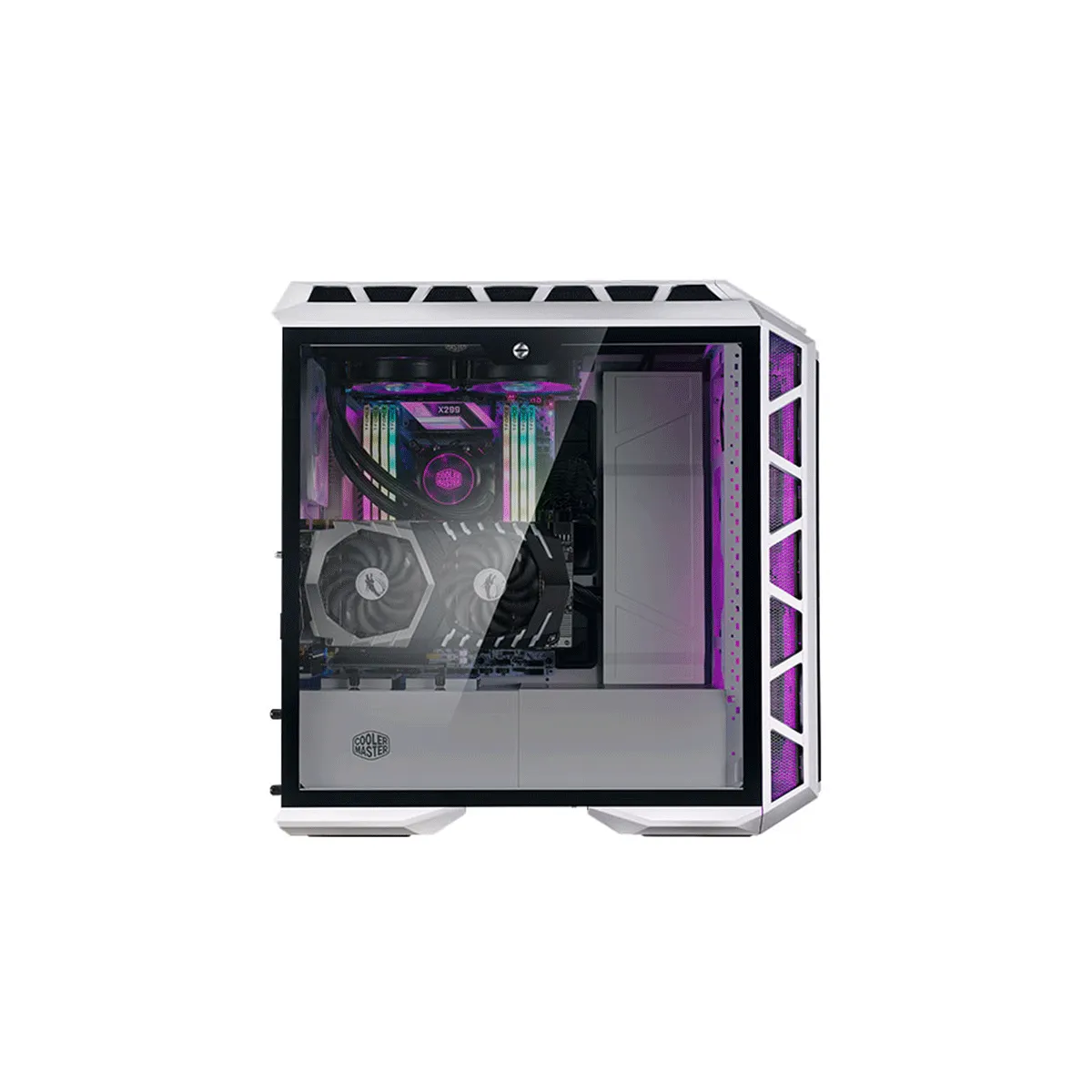 کیس کامپیوتر کولر مستر مدل CoolerMaster MasterCase H500P MESH WHITE ARGB