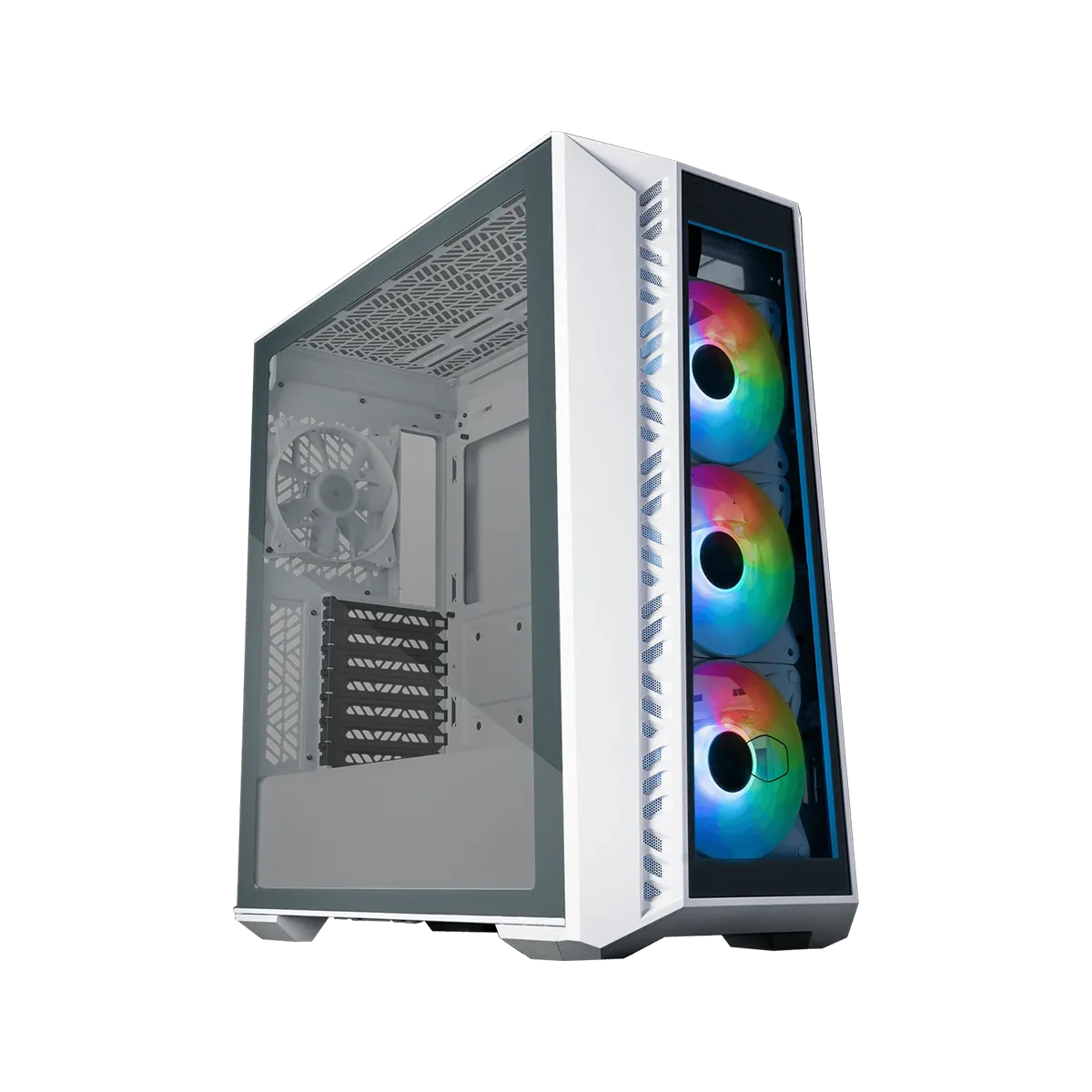 کیس کامپیوتر کولرمستر مدل CoolerMaster MasterBox 520 Mesh White