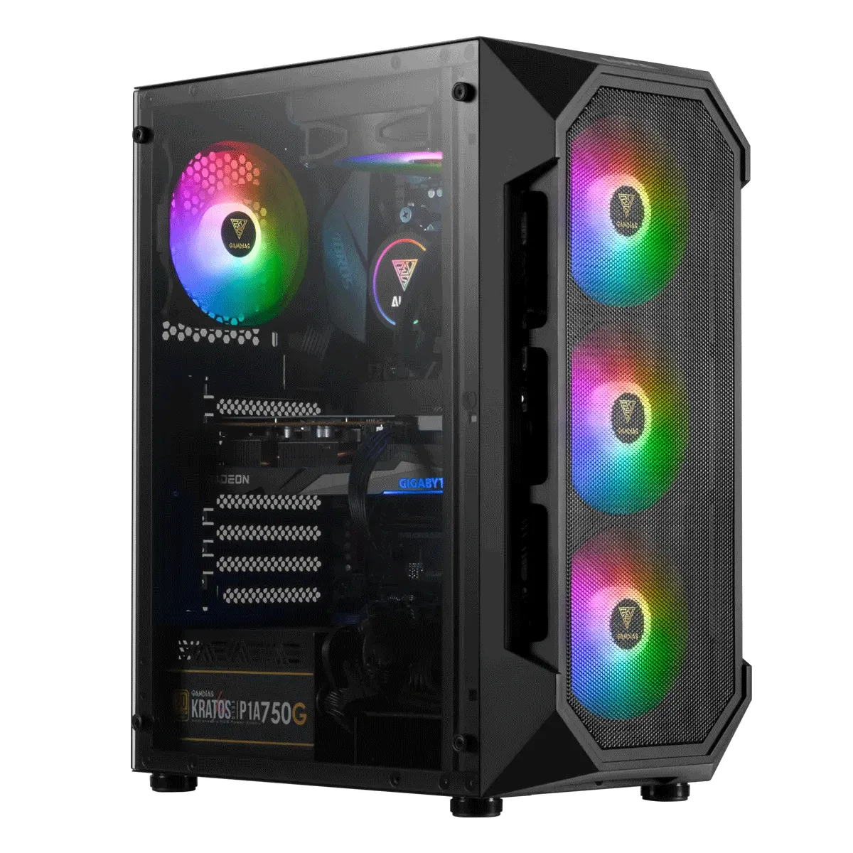 کیس کامپیوتر گیم دیاس مدل GAMDIAS AURA GC1 ELITE